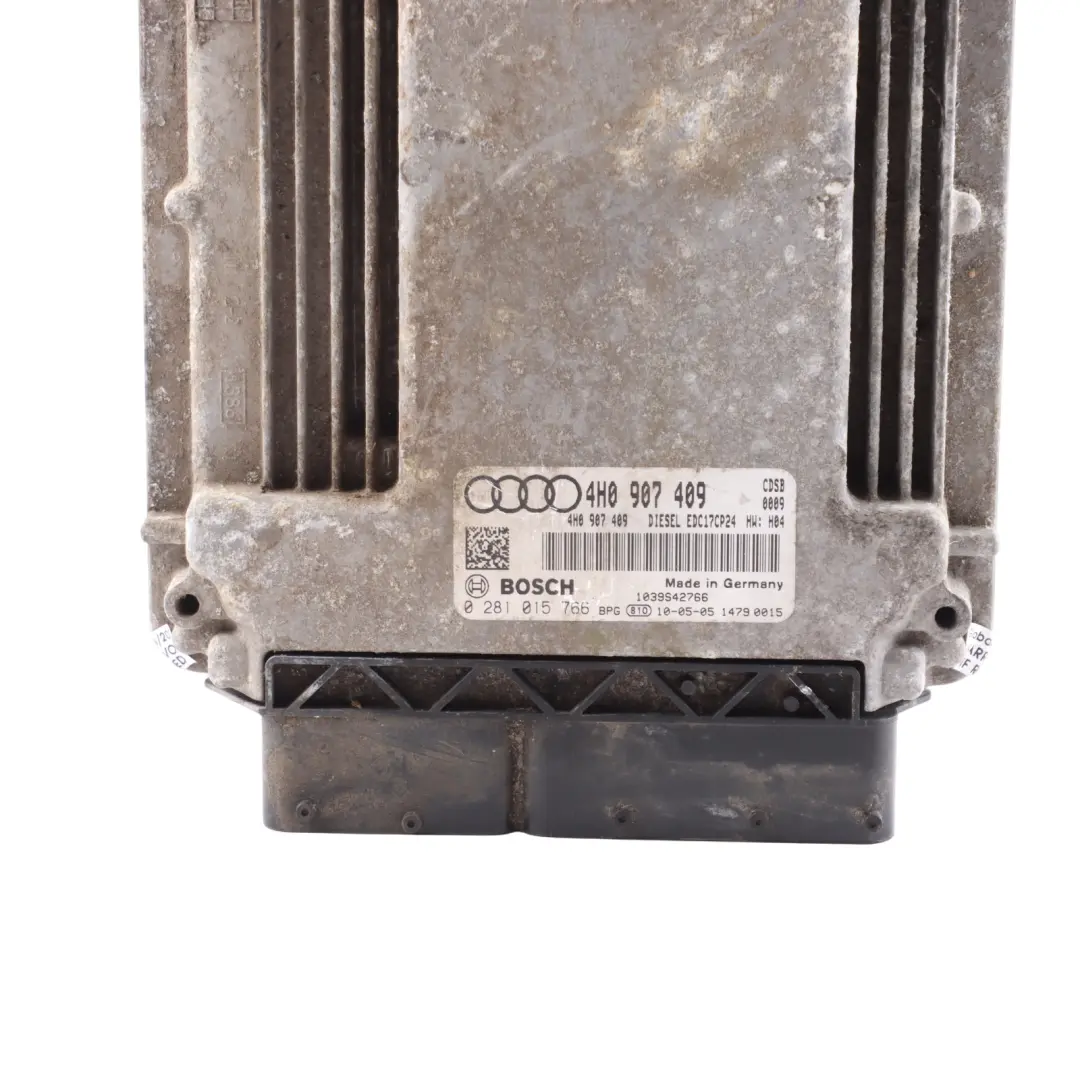 CDSB Quattro 258HP Engine Control ECU Automatic to Audi A8 4H 4.2 TDI with Part number 4H0907409 Audi A8 4H 4.2 TDI CDSB Quattro 258HP Engine Control ECU Automatic - SKU 4H0907409 - Part number 4H0907409