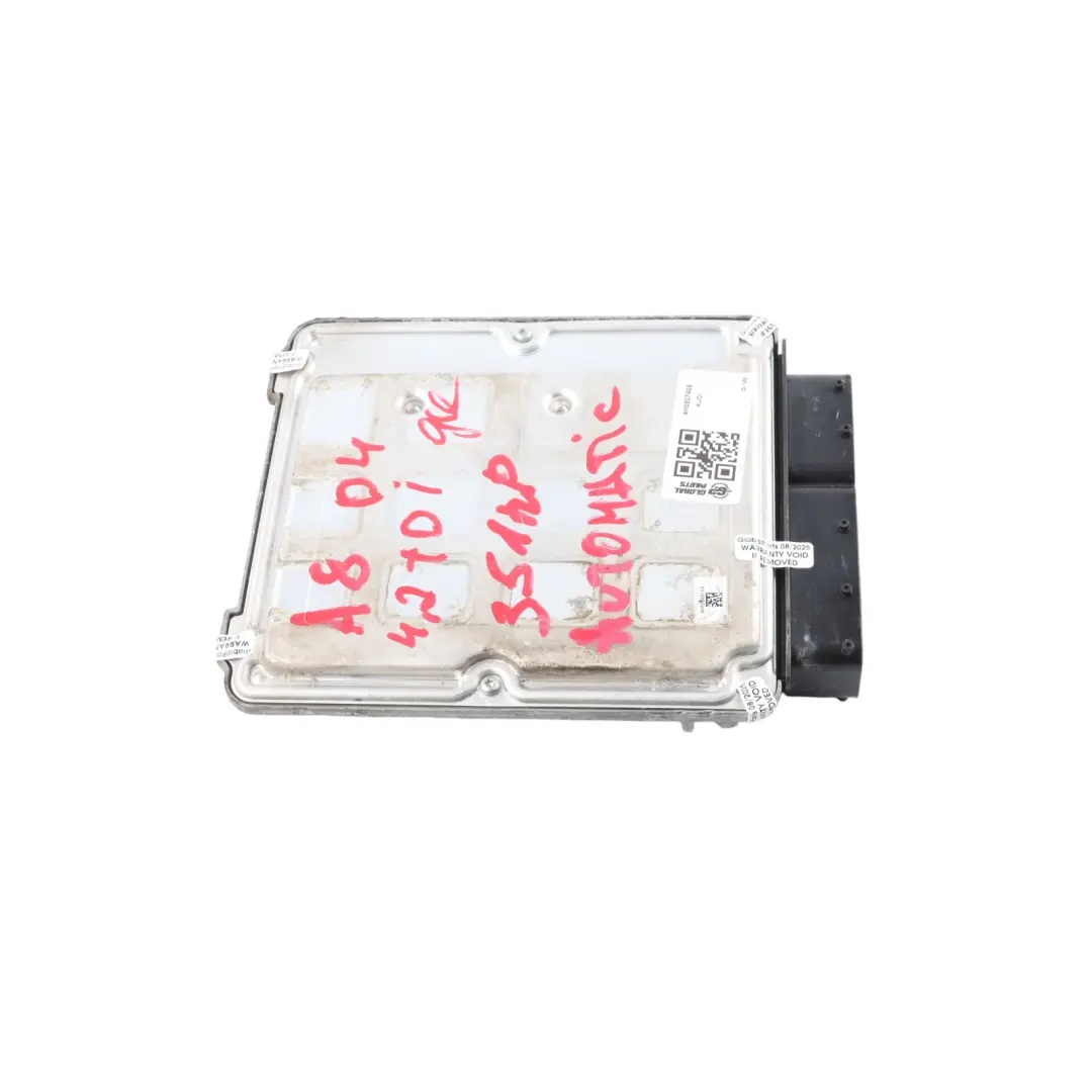 CDSB Quattro 258HP Engine Control ECU Automatic to Audi A8 4H 4.2 TDI with Part number 4H0907409 Audi A8 4H 4.2 TDI CDSB Quattro 258HP Engine Control ECU Automatic - SKU 4H0907409 - Part number 4H0907409