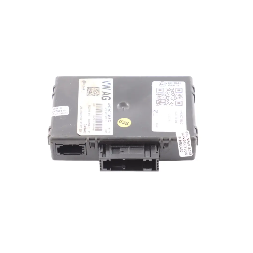 Audi A8 D4 Central Diagnostic Gateway Control Unit Module ECU Lear - SKU 4H0907468C - Part number 4H0907468C