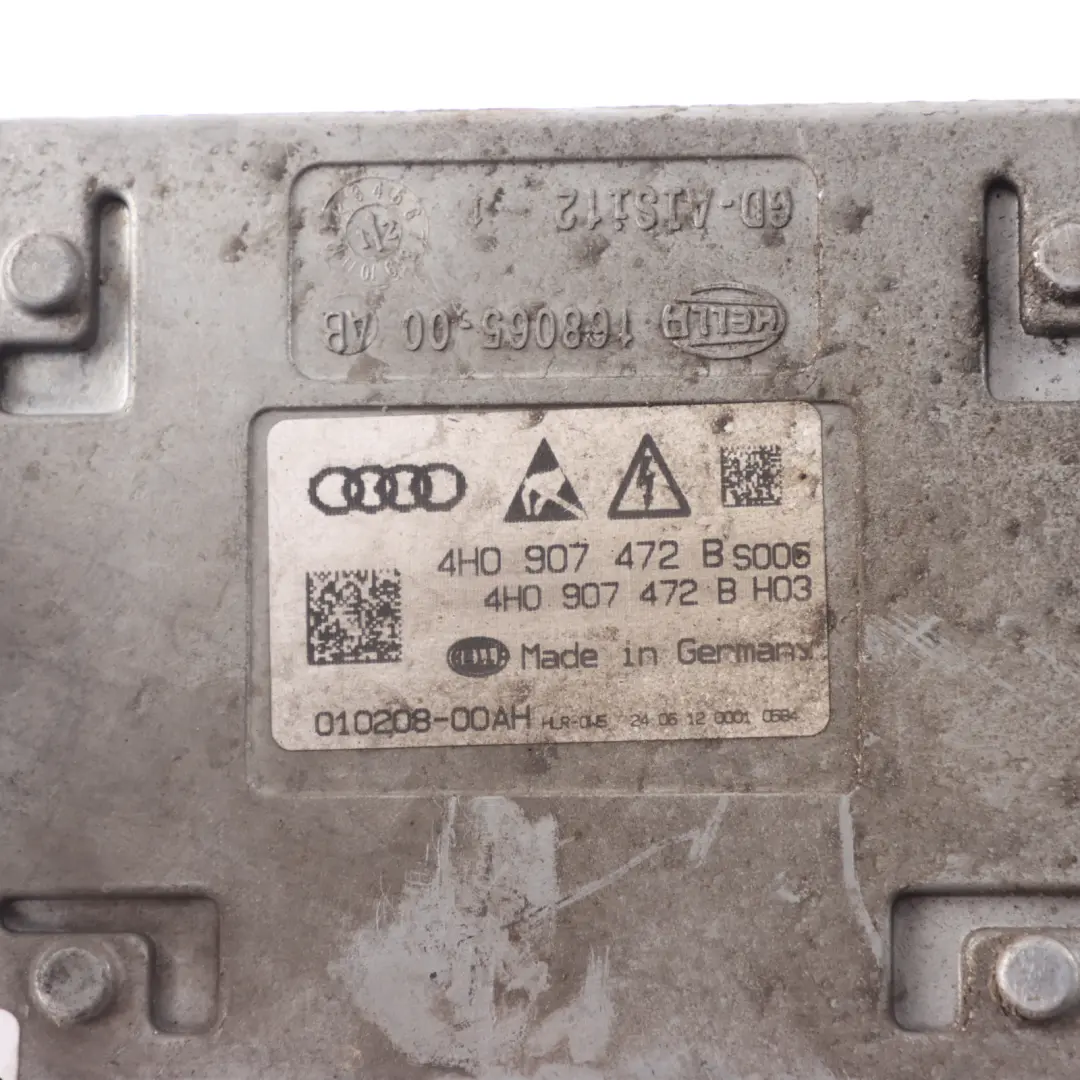 Audi A6 C7 Xenon Ballast Headlight Control Unit Module ECU - SKU 4H0907472B - Part number 4H0907472B