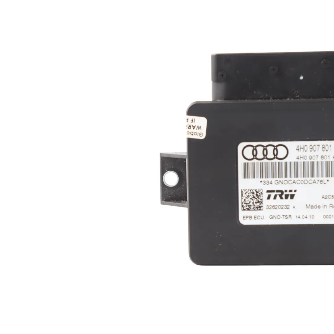 Parking Brake Module Handbrake Actuator Control Unit to Audi A7 4G A8 D4 with Part number 4H0907801C Audi A7 4G A8 D4 Parking Brake Module Handbrake Actuator Control Unit - SKU 4H0907801C - Part number 4H0907801C