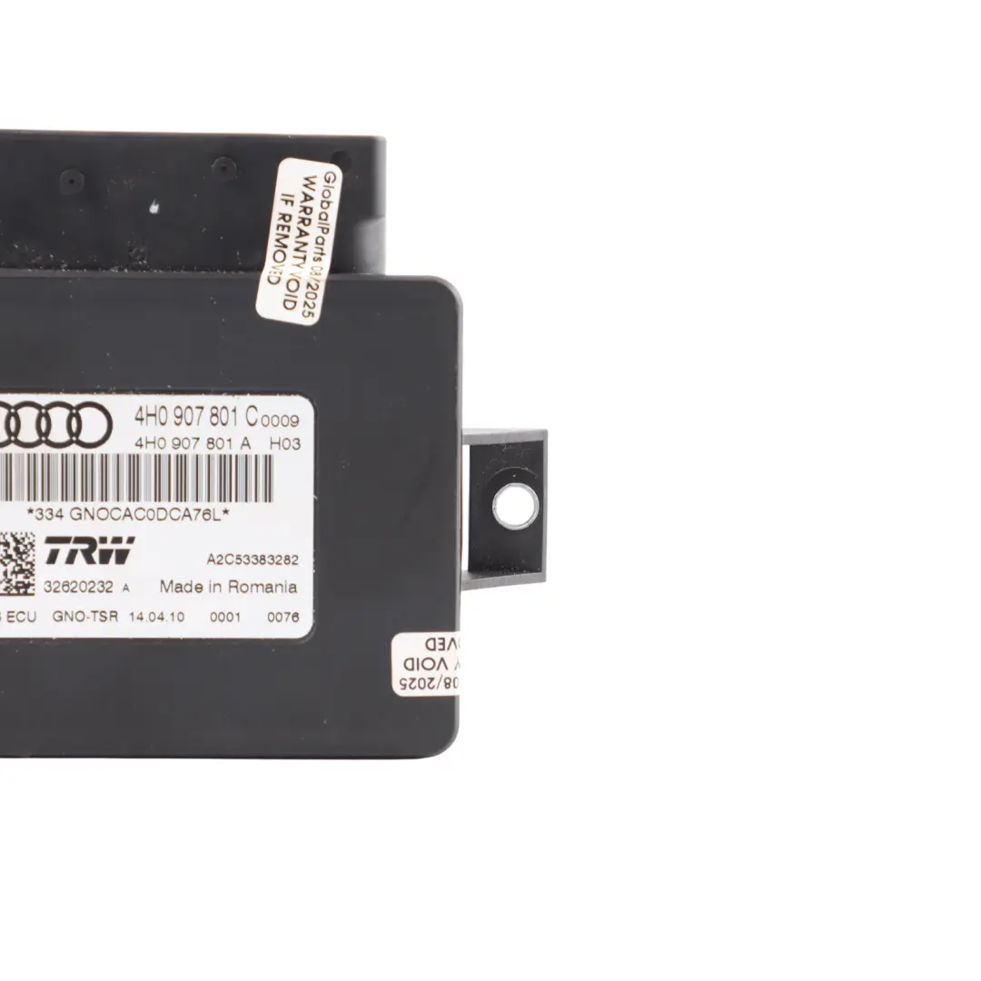 Parking Brake Module Handbrake Actuator Control Unit to Audi A7 4G A8 D4 with Part number 4H0907801C Audi A7 4G A8 D4 Parking Brake Module Handbrake Actuator Control Unit - SKU 4H0907801C - Part number 4H0907801C