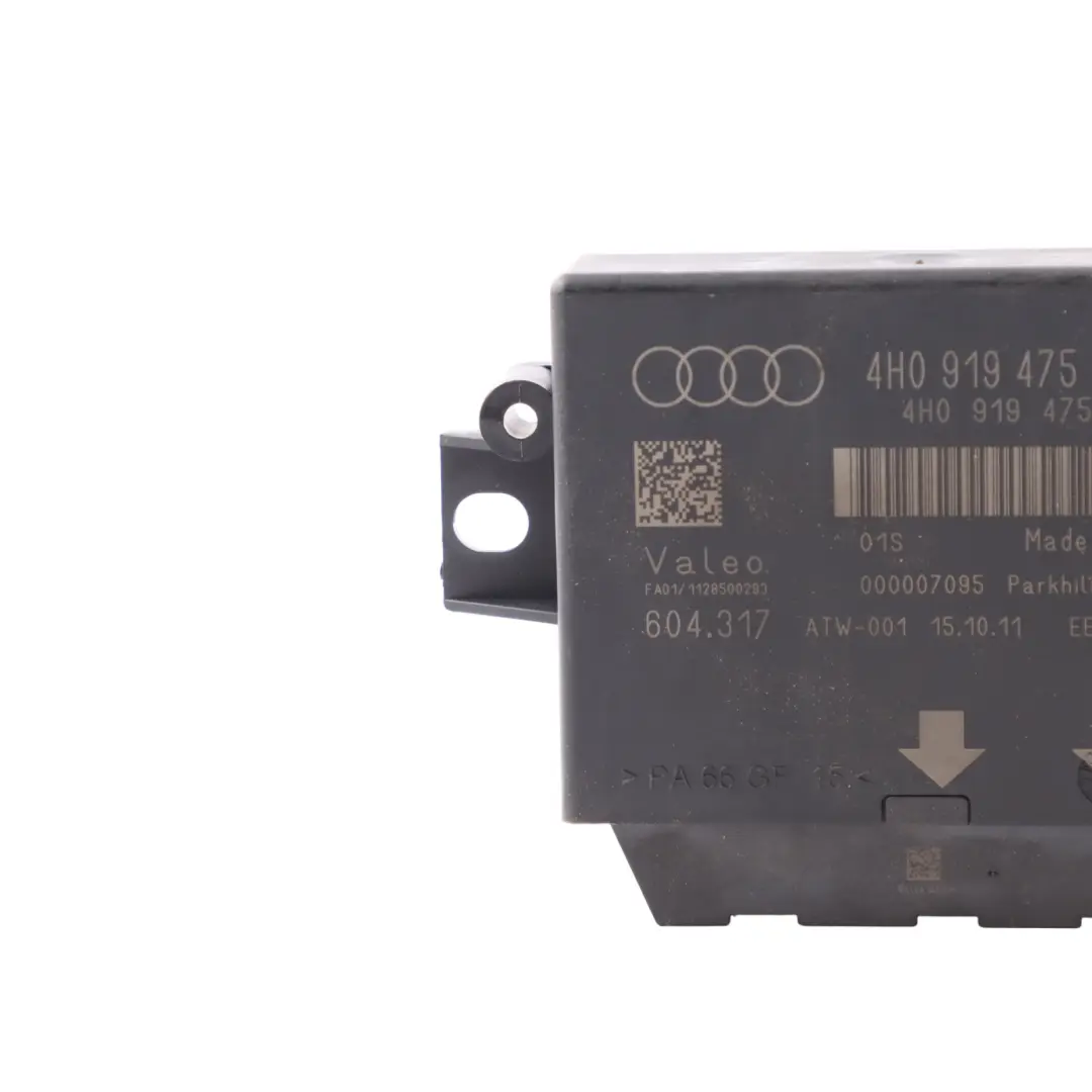 PDC Parking Distance Control Module Unit ECU Valeo to Audi A6 C7 with Part number 4H0919475H Audi A6 C7 PDC Parking Distance Control Module Unit ECU Valeo - SKU 4H0919475H - Part number 4H0919475H