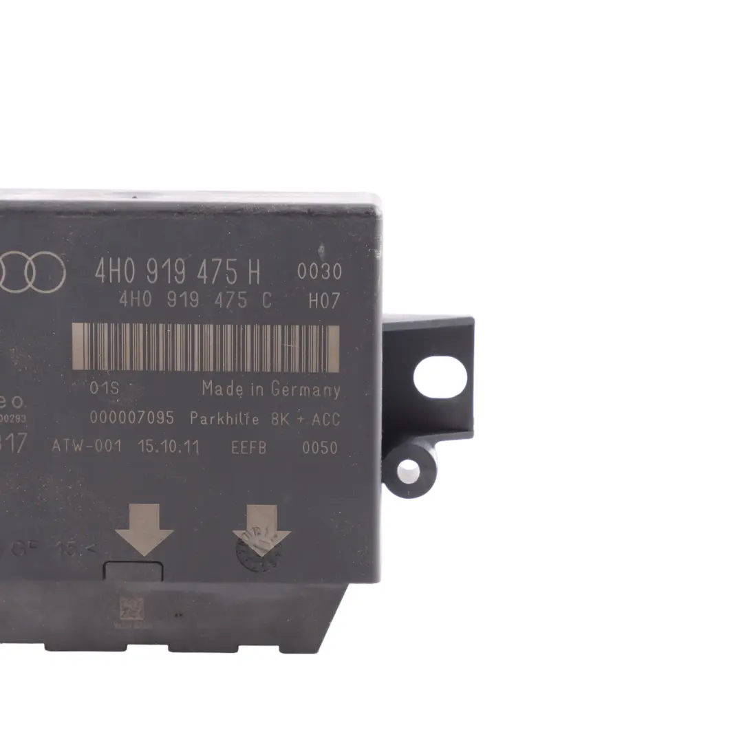 PDC Parking Distance Control Module Unit ECU Valeo to Audi A6 C7 with Part number 4H0919475H Audi A6 C7 PDC Parking Distance Control Module Unit ECU Valeo - SKU 4H0919475H - Part number 4H0919475H
