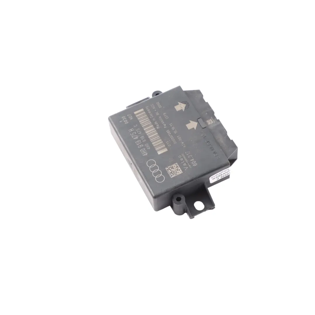 PDC Parking Distance Control Module Unit ECU Valeo to Audi A6 C7 with Part number 4H0919475H Audi A6 C7 PDC Parking Distance Control Module Unit ECU Valeo - SKU 4H0919475H - Part number 4H0919475H