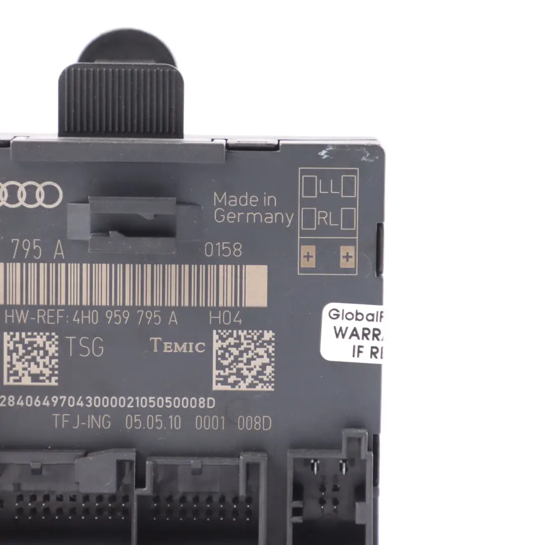 Audi A8 D4 Door Module Control Unit Rear Left Right N/O/S - SKU 4H0959795A - Part number 4H0959795A