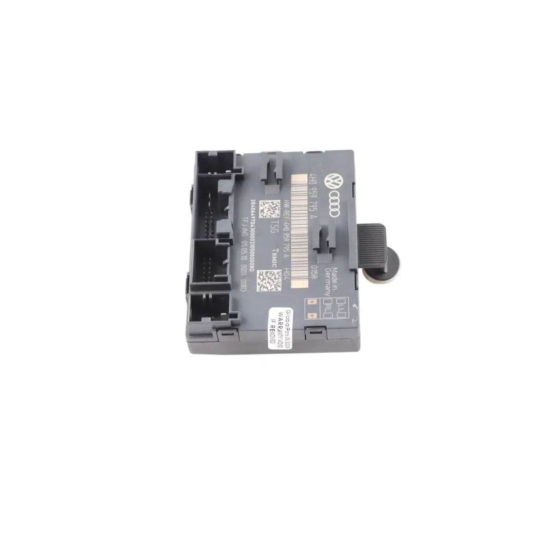 Door Module Control Unit Rear Left Right N/O/S to Audi A8 D4 with Part number 4H0959795A Audi A8 D4 Door Module Control Unit Rear Left Right N/O/S - SKU 4H0959795A - Part number 4H0959795A