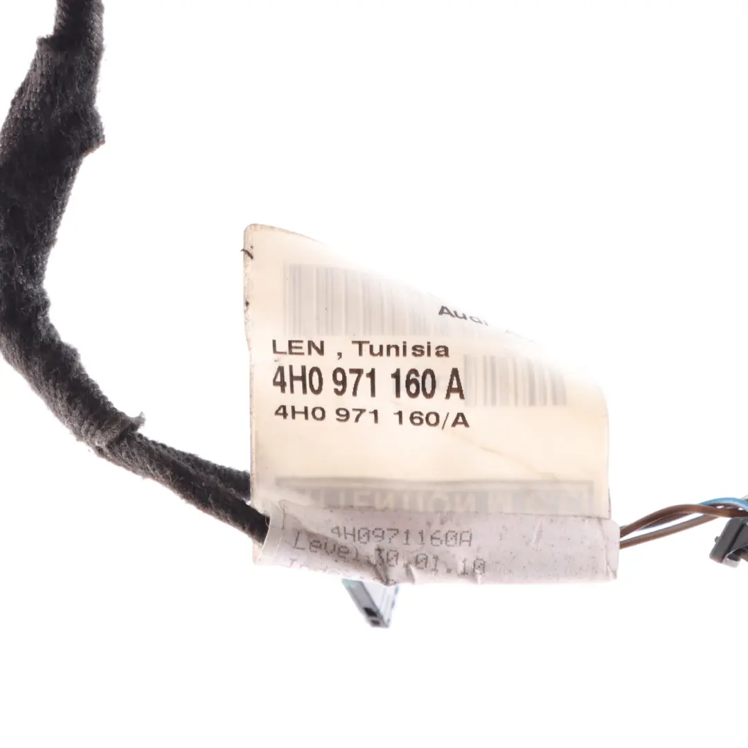 Audi A8 D4 Scheda Porta Cablaggio Loom Lato Passeggero Anteriore - SKU 4H0971160A - Numero di parte 4H0971160A