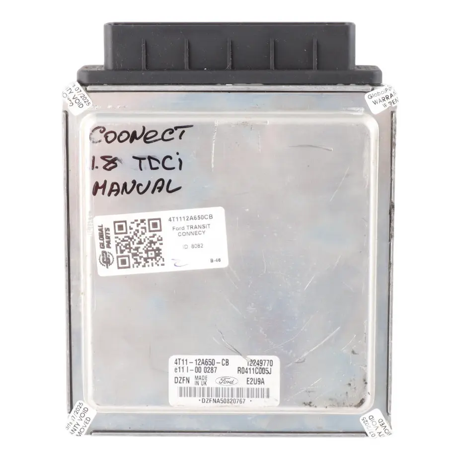 90HP Engine Control ECU Manual to Ford Transit Connect 1.8 TDCi with Part number 4T1112A650CB Ford Transit Connect 1.8 TDCi 90HP Engine Control ECU Manual - SKU 4T1112A650CB - Part number 4T1112A650CB