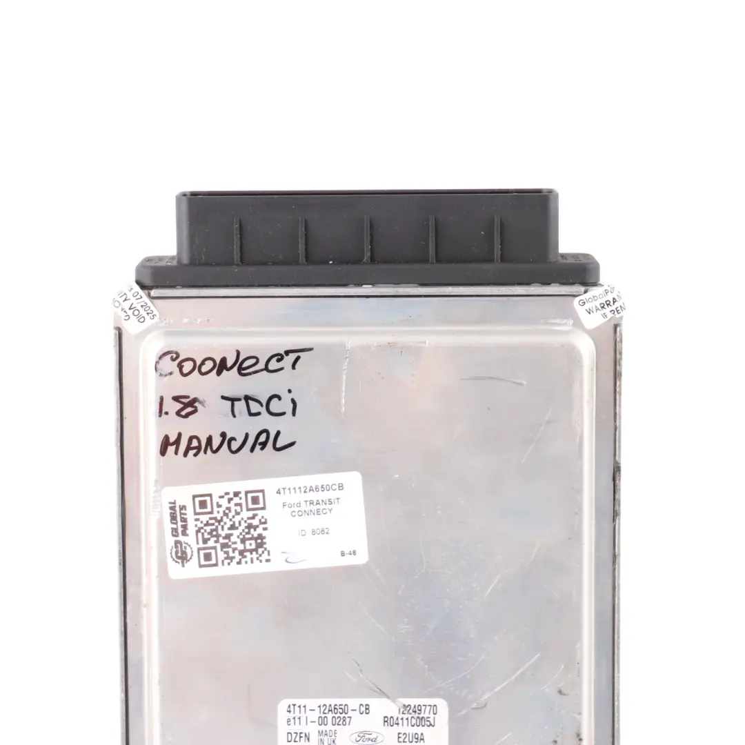Ford Transit Connect 1.8 TDCi 90HP Engine Control ECU Manual - SKU 4T1112A650CB - Part number 4T1112A650CB