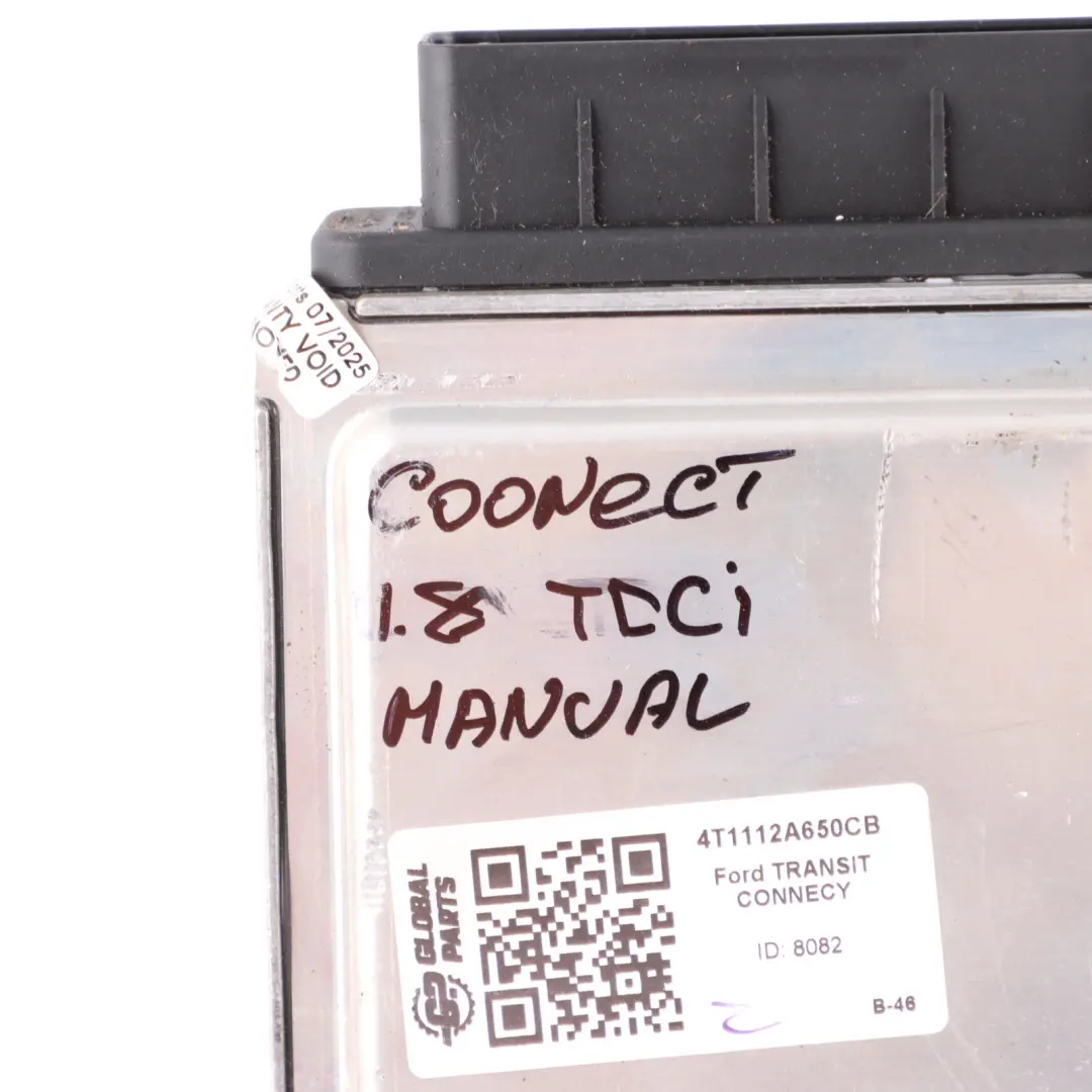Ford Transit Connect 1.8 TDCi 90HP Engine Control ECU Manual - SKU 4T1112A650CB - Part number 4T1112A650CB