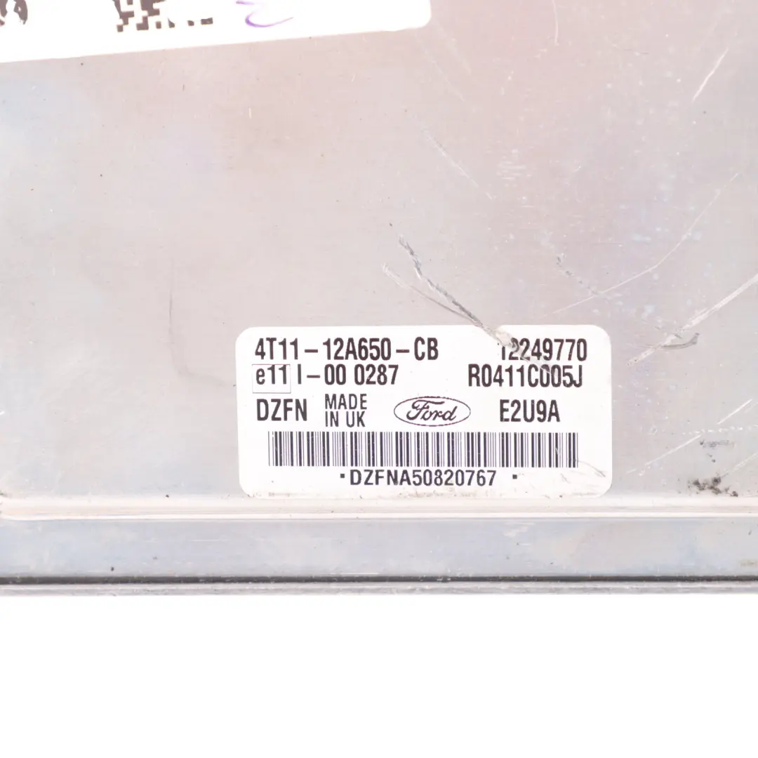Ford Transit Connect 1.8 TDCi 90HP Engine Control ECU Manual - SKU 4T1112A650CB - Part number 4T1112A650CB