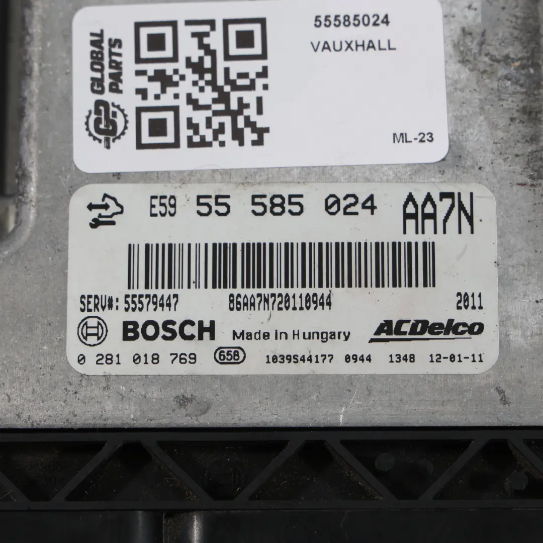 Opel Opel Insignia A 2.0 TDCI Motor Steuerungs Modul Manuelles - SKU 55585024 - Teilenummer 55585024