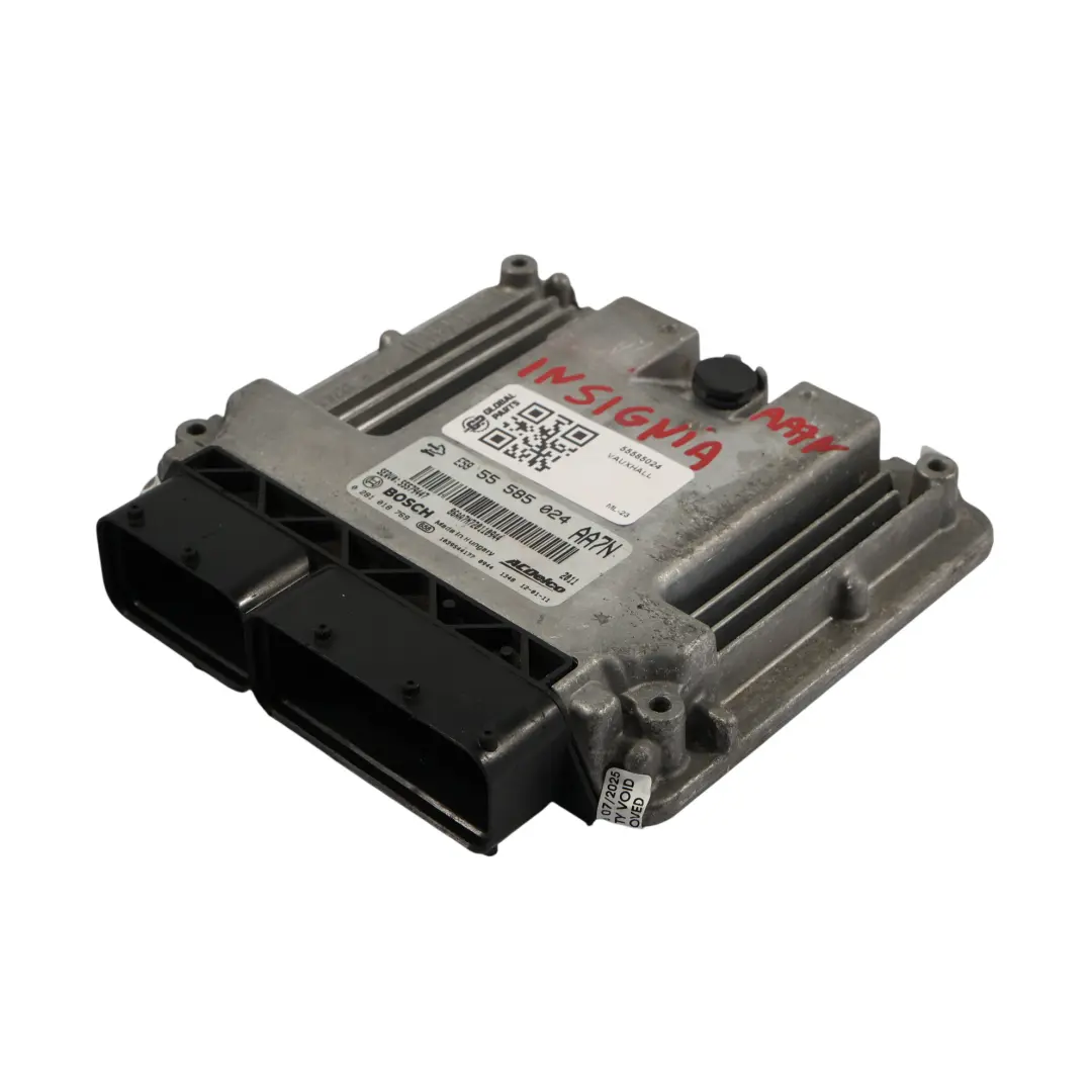 Modulo Di Controllo Motore Manuale per Vauxhall Opel Insignia A 2.0 TDCI con numero di parte 55585024 Vauxhall Opel Insignia A 2.0 TDCI Modulo Di Controllo Motore Manuale - SKU 55585024 - Numero di parte 55585024