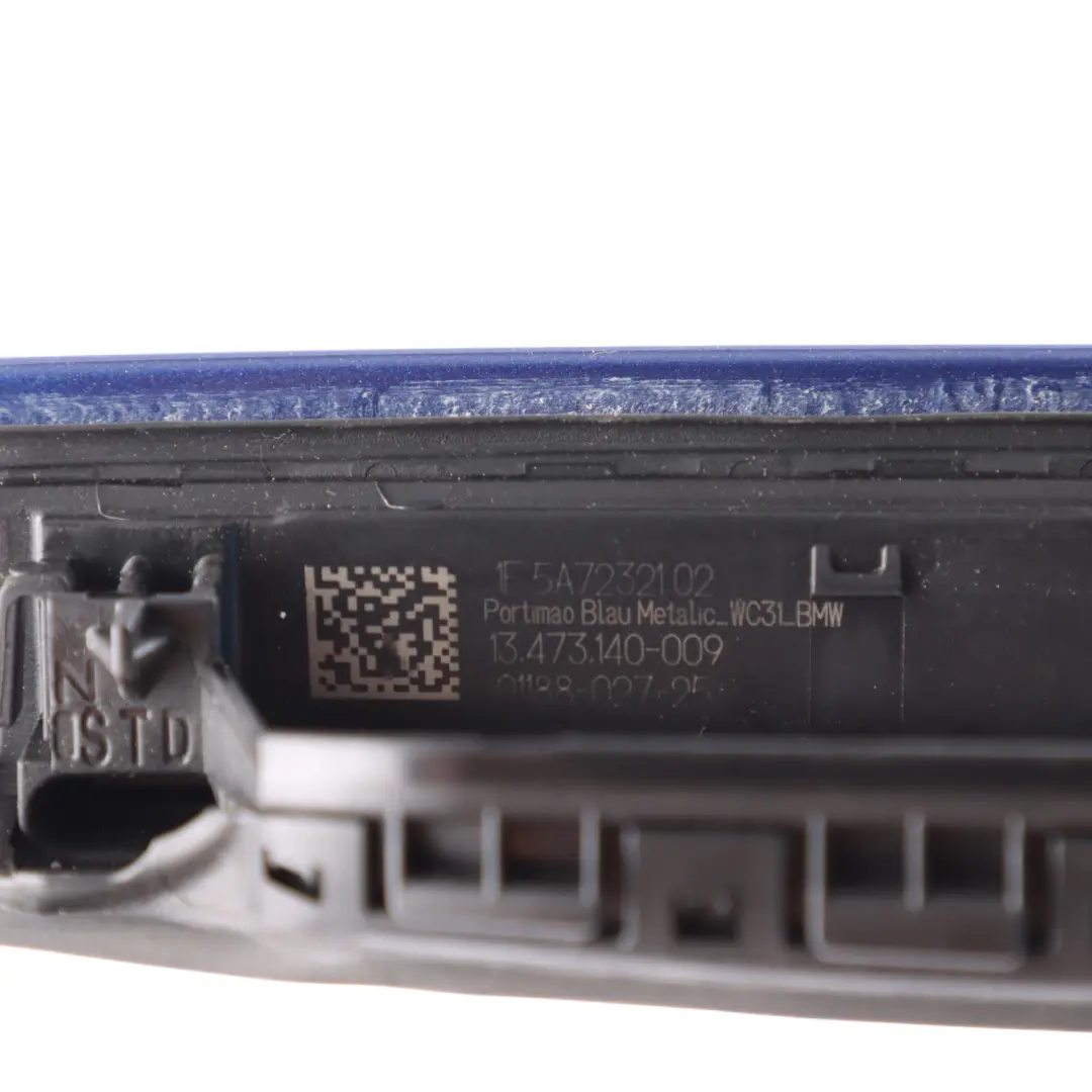 BMW U06 Rear Outer Handle Left Right N/O/S Portimao Blue Metallic - C31 - SKU 5A72321-POR - Part number 5A72321