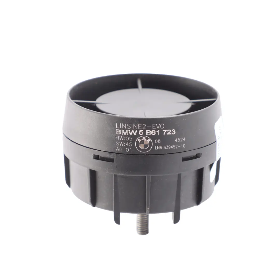 Alarm Power Siren Horn Alarm System Unit to BMW F10 F20 F30 with Part number 5B61723 BMW F10 F20 F30 Alarm Power Siren Horn Alarm System Unit - SKU 5B61723 - Part number 5B61723