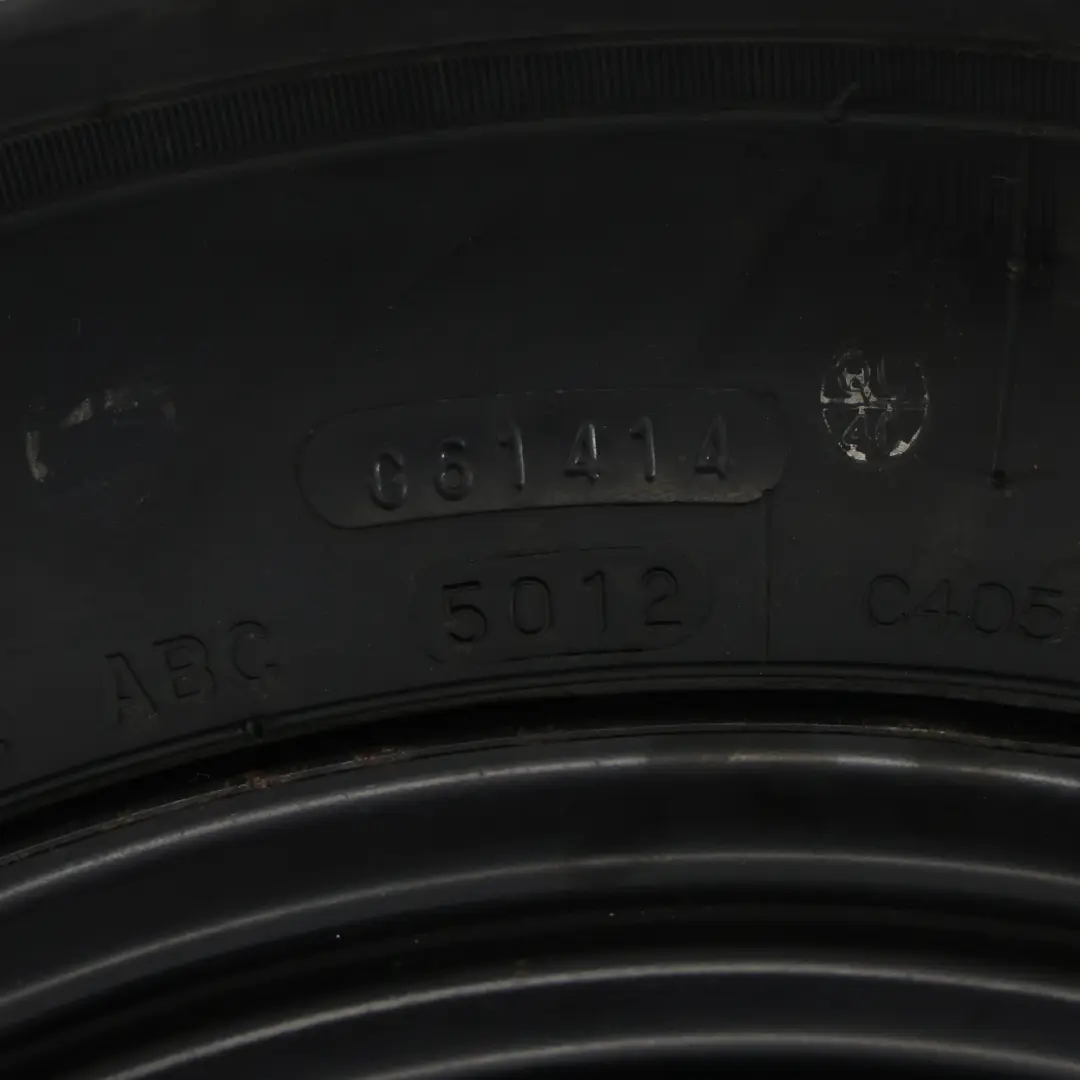 VW New Beetle Ruota Scorta Acciaio R16 Pneumatico 6J 125/90 3JX16 - SKU 5C0601027B - Numero di parte 5C0601027B