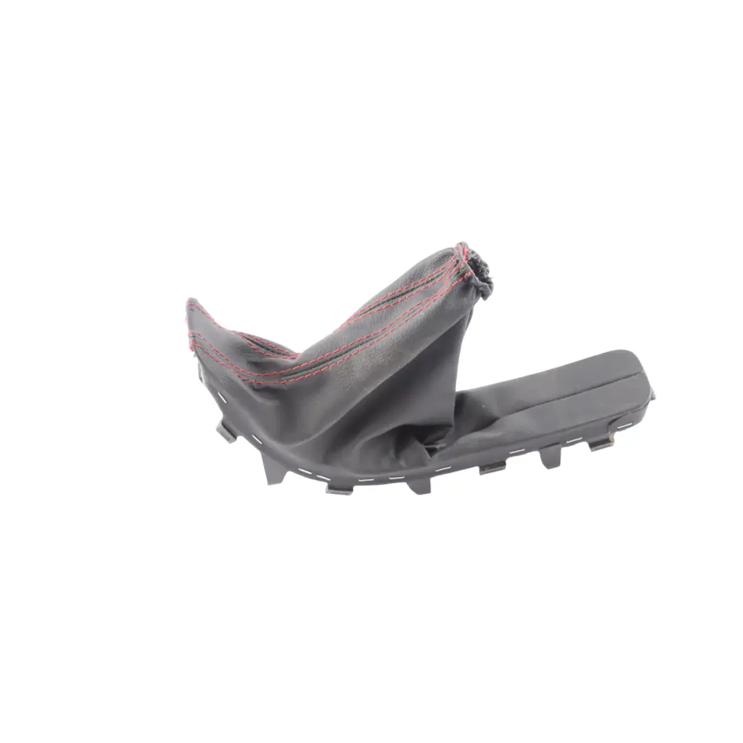Skoda Octavia 5E Handbremse Griff Gaiter Trim Leder Rot Genäht - SKU 5E0711457E - Teilenummer 5E0711457E