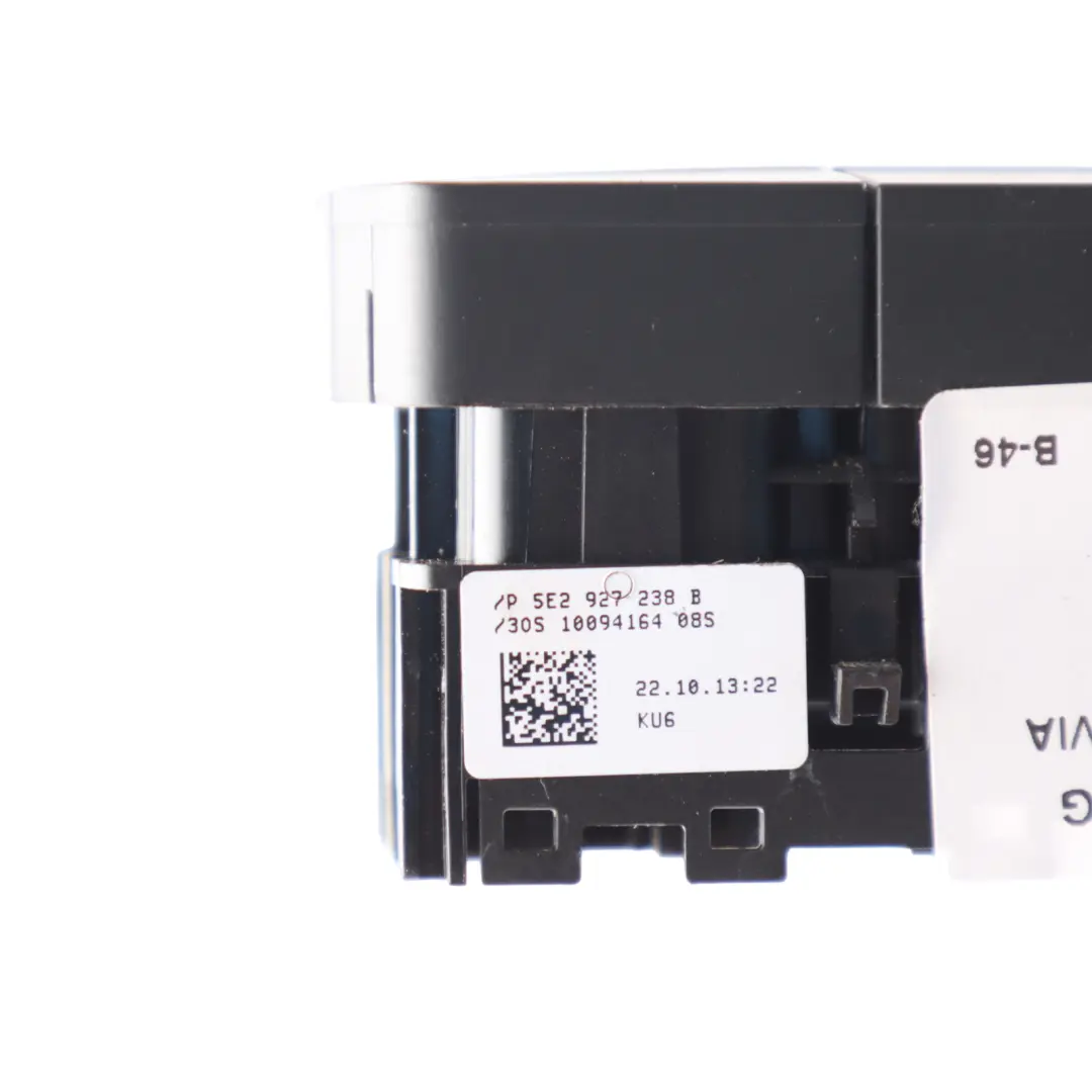 Skoda Octavia 5E Traktion Auto Aus Zentralverriegelung Schalterblock - SKU 5E2927132G - Teilenummer 5E2927132G