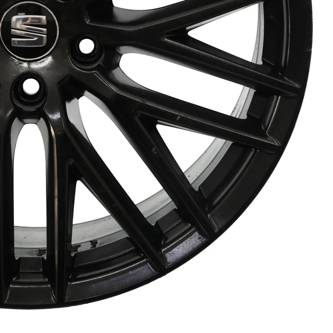 5F Jante Alliage Noire 19" 8J ET:50 pour Seat Leon Cupra à propos du numéro de pièce 5F0071490A Seat Leon Cupra 5F Jante Alliage Noire 19" 8J ET:50 - SKU 5F0071490A-1 - Numéro de pièce 5F0071490A