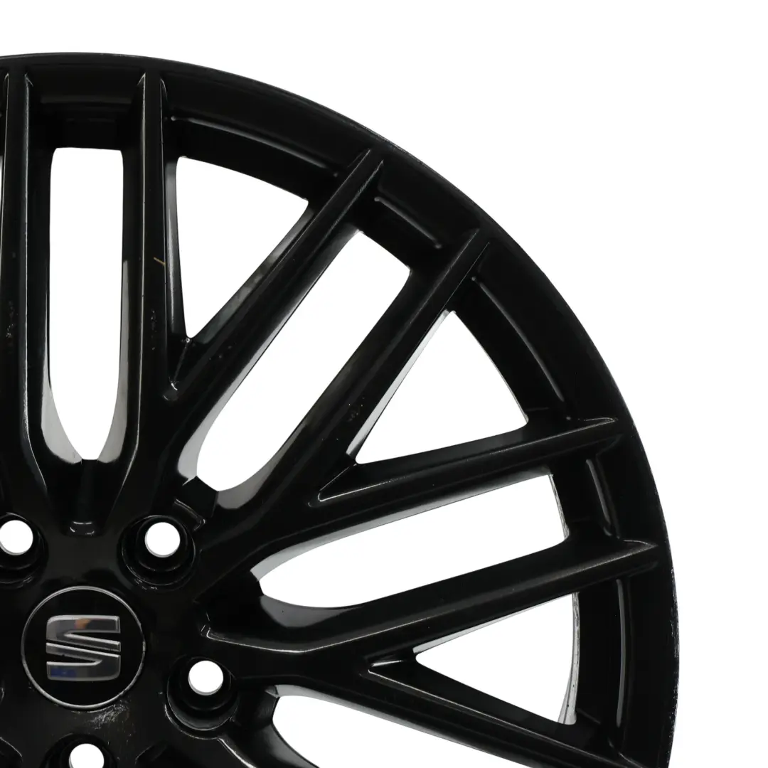 Seat Leon Cupra 5F Alloy Wheel Rim Black 19" 8J ET:50 - SKU 5F0071490A-2 - Part number 5F0071490A