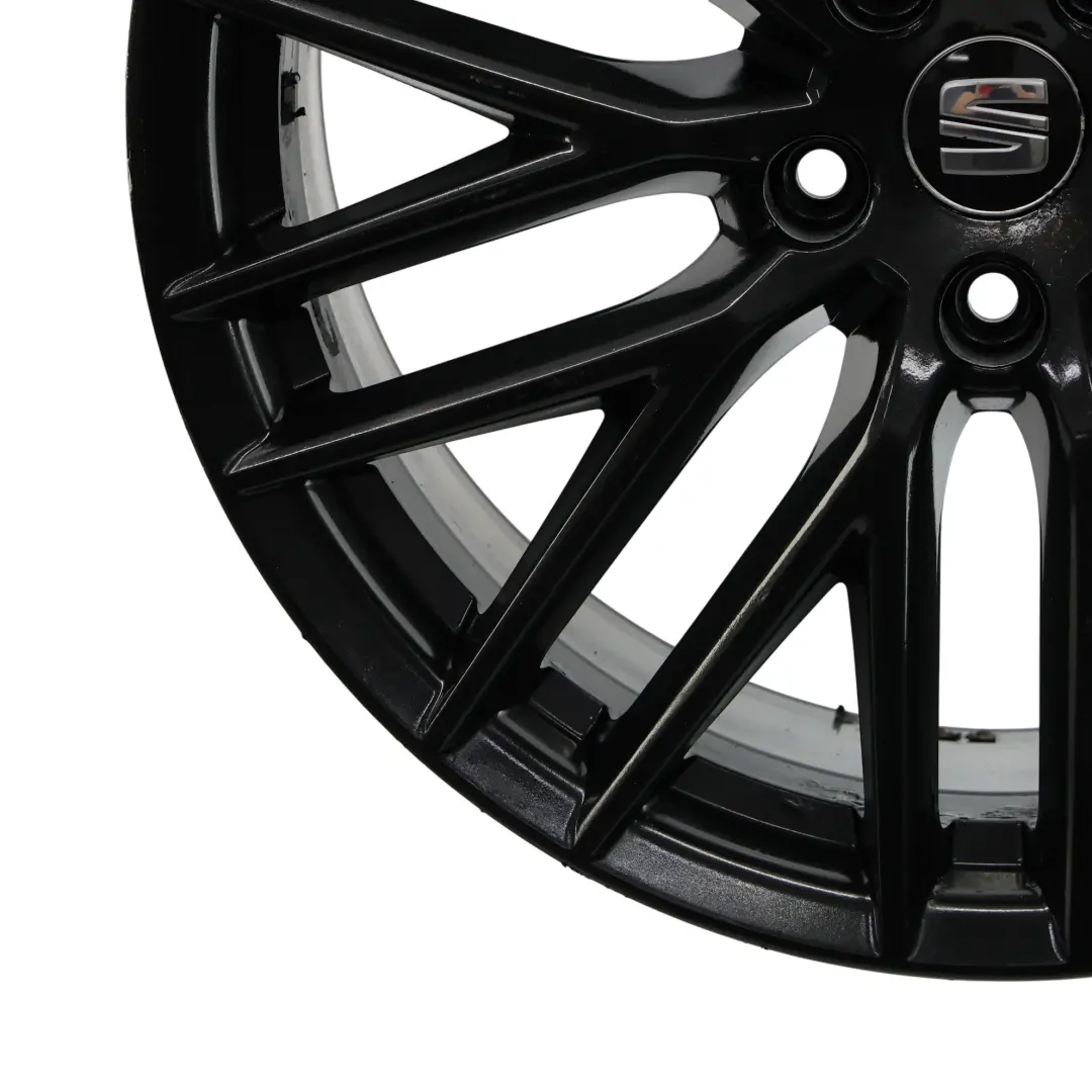 5F Leicht Metall Felge Schwarz 19" 8J ET:50 für Seat Leon Cupra mit Teilenummer 5F0071490A Seat Leon Cupra 5F Leicht Metall Felge Schwarz 19" 8J ET:50 - SKU 5F0071490A-2 - Teilenummer 5F0071490A