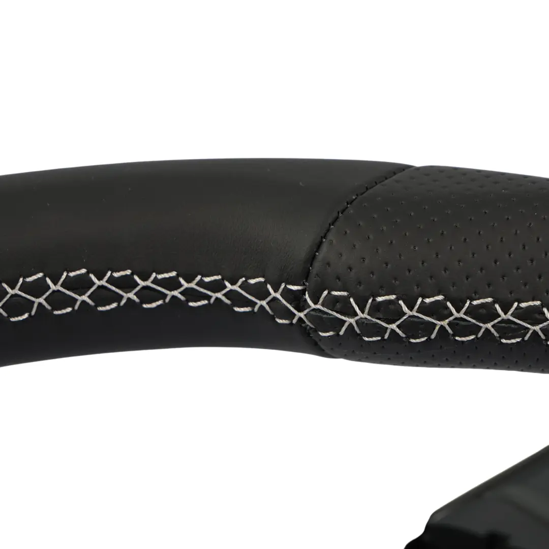 Seat Leon Cupra 5F Ibiza 6j Steering Wheel NEW Black Leather Flat Bottom - SKU 5F0419091C-1 - Part number 5F0419091C