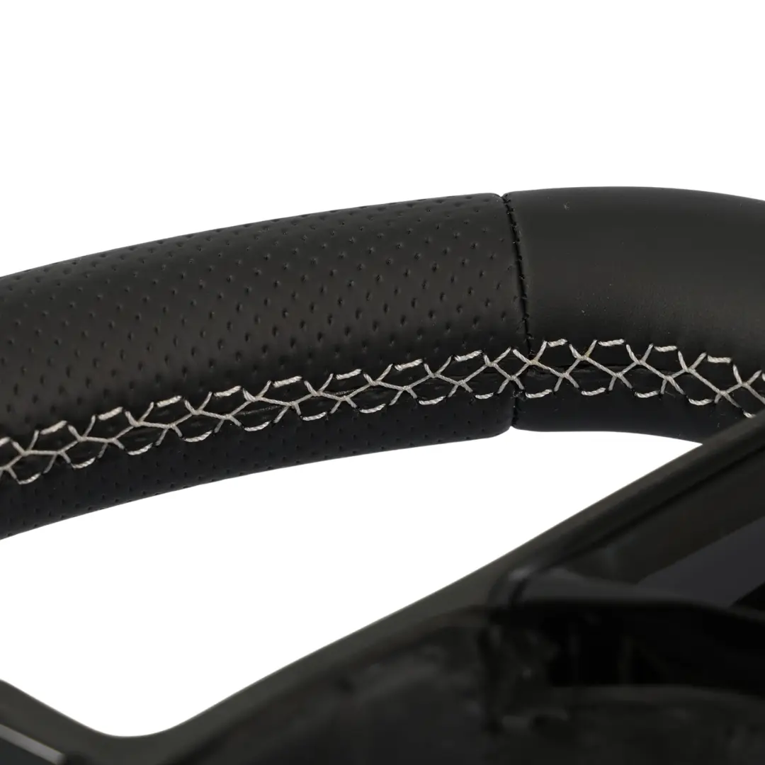 Seat Leon Cupra 5F Ibiza 6j Steering Wheel NEW Black Leather Flat Bottom - SKU 5F0419091C-1 - Part number 5F0419091C