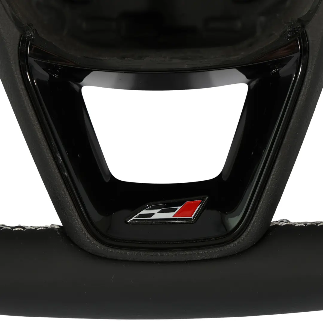 Seat Leon Cupra 5F Ibiza 6J Volante NUOVO In Pelle Nera Fondo Piatto - SKU 5F0419091C-1 - Numero di parte 5F0419091C