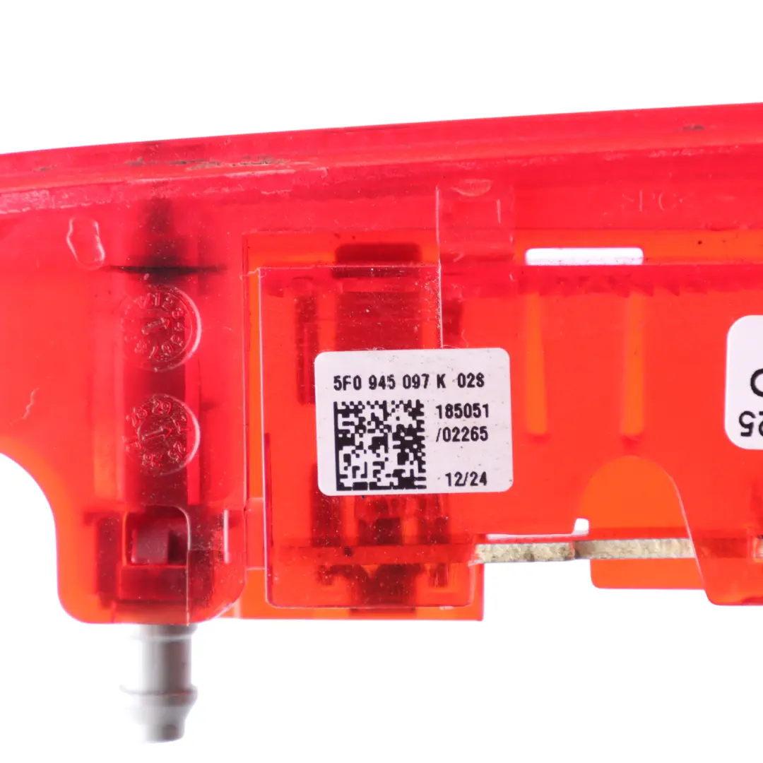 Mk5 V KJ1 FR Third Brake Lamp Stop Light Tailgate Rear to Seat Ibiza with Part number 5F0945097K Seat Ibiza Mk5 V KJ1 FR Third Brake Lamp Stop Light Tailgate Rear - SKU 5F0945097K - Part number 5F0945097K