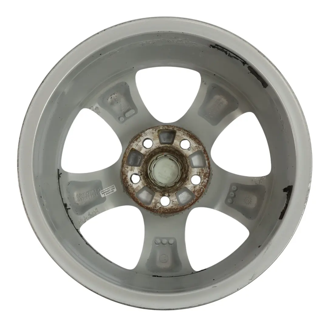 Skoda Fabia 5J Silver Wheel Rim Alloy 15" 6J ET:43 Star Spoke - SKU 5J0601025A-4 - Part number 5J0601025A