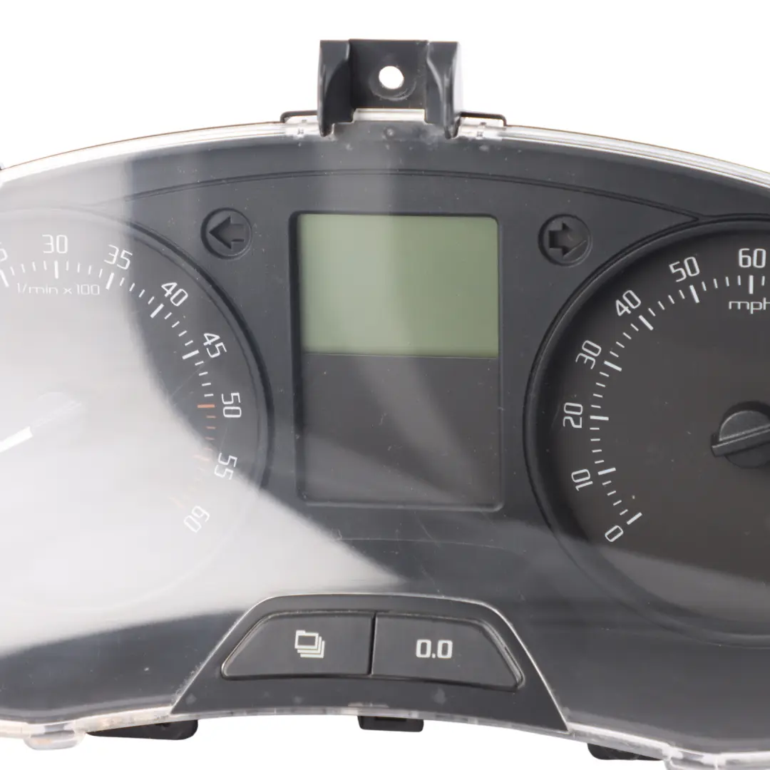 Mk2 5J Instrument Cluster Speedometer Speedo 1.6 TDI Manual Gear to Skoda Fabia with Part number 5J0920901J Skoda Fabia Mk2 5J Instrument Cluster Speedometer Speedo 1.6 TDI Manual Gear - SKU 5J0920901J - Part number 5J0920901J
