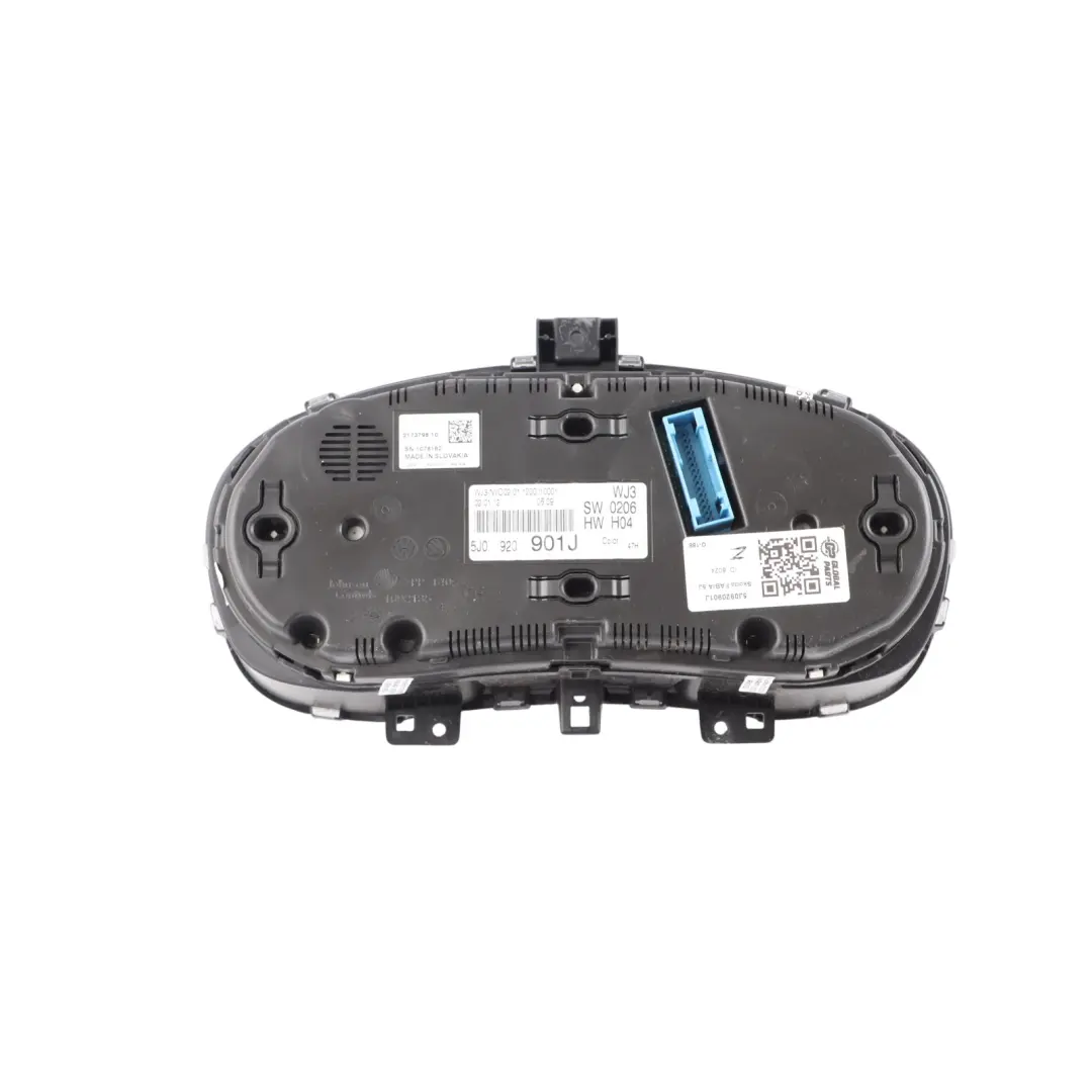 Skoda Fabia Mk2 5J Instrument Cluster Speedometer Speedo 1.6 TDI Manual Gear - SKU 5J0920901J - Part number 5J0920901J