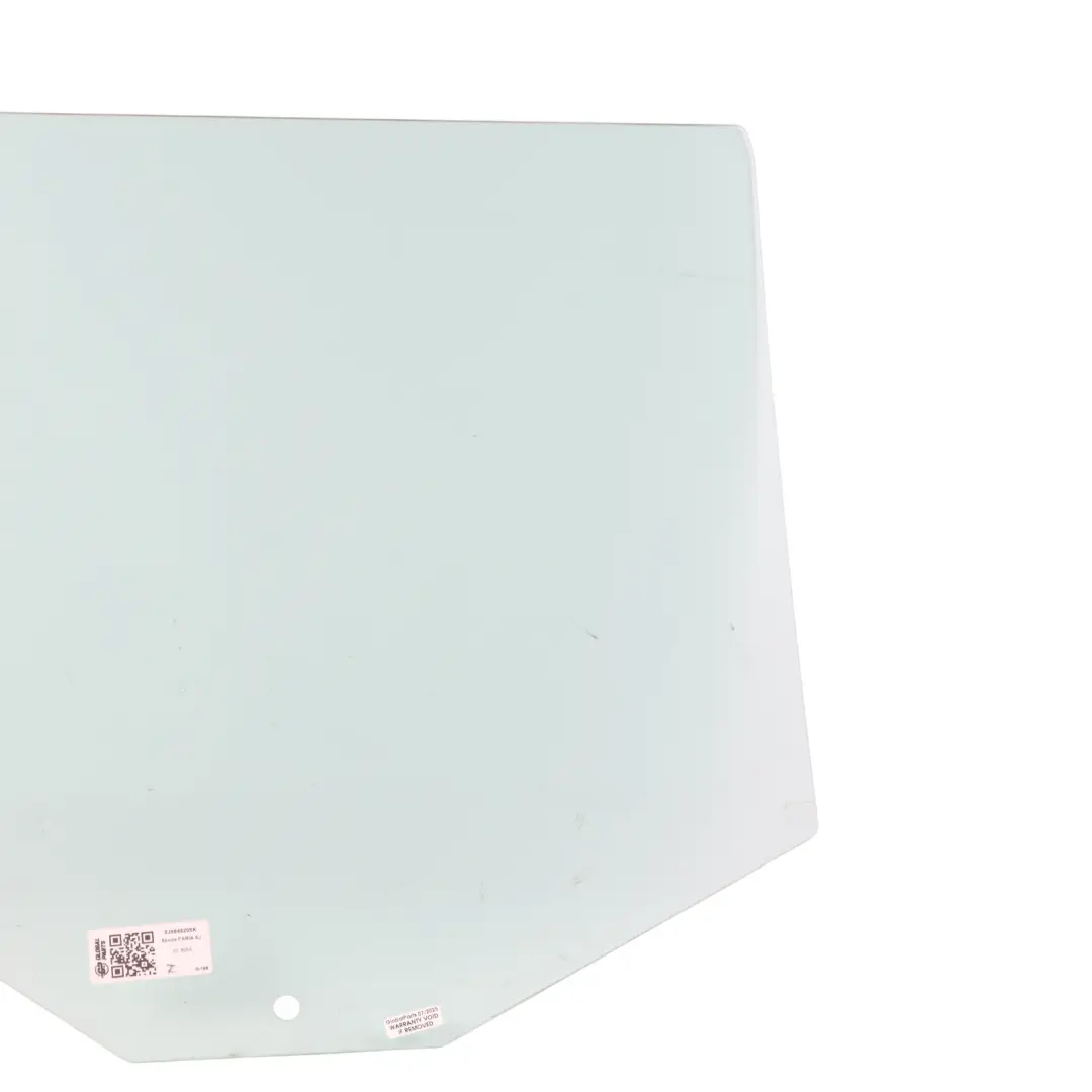 Skoda Fabia Mk2 5J Vetro Finestrino Laterale Porta AS2 Posteriore Destro - SKU 5J6845206K - Numero di parte 5J6845206K
