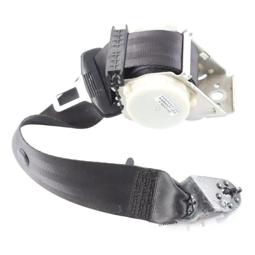 Skoda Fabia 5J Seatbelt Rear Seat Bench Belt Black Left N/S 5J6857448A - SKU 5J6857447A - Part number 5J6857447A