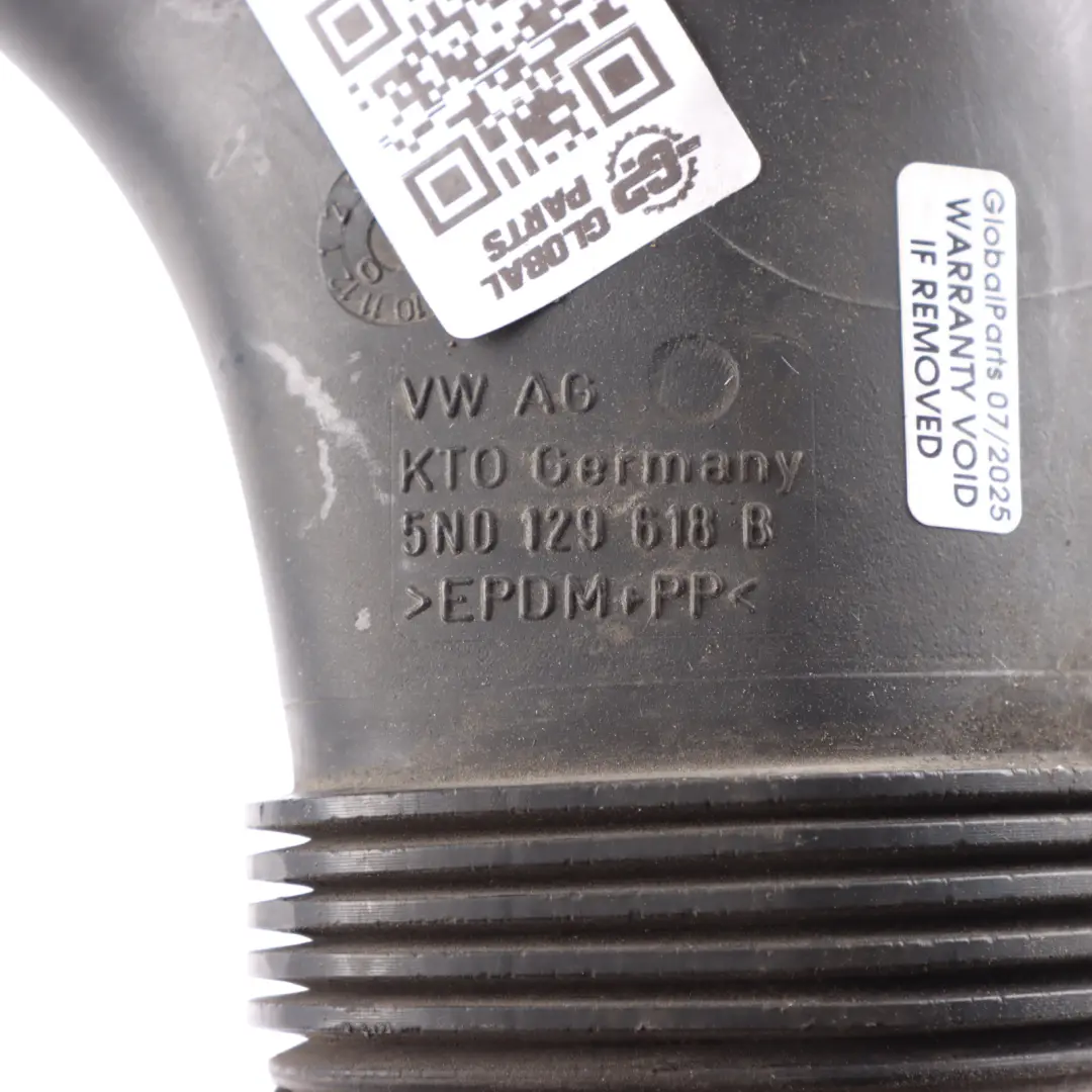 Intake Pipe Hose Line Tube Diesel to Volkswagen VW Tiguan 5N Air with Part number 5N0129618B Volkswagen VW Tiguan 5N Air Intake Pipe Hose Line Tube Diesel - SKU 5N0129618B - Part number 5N0129618B