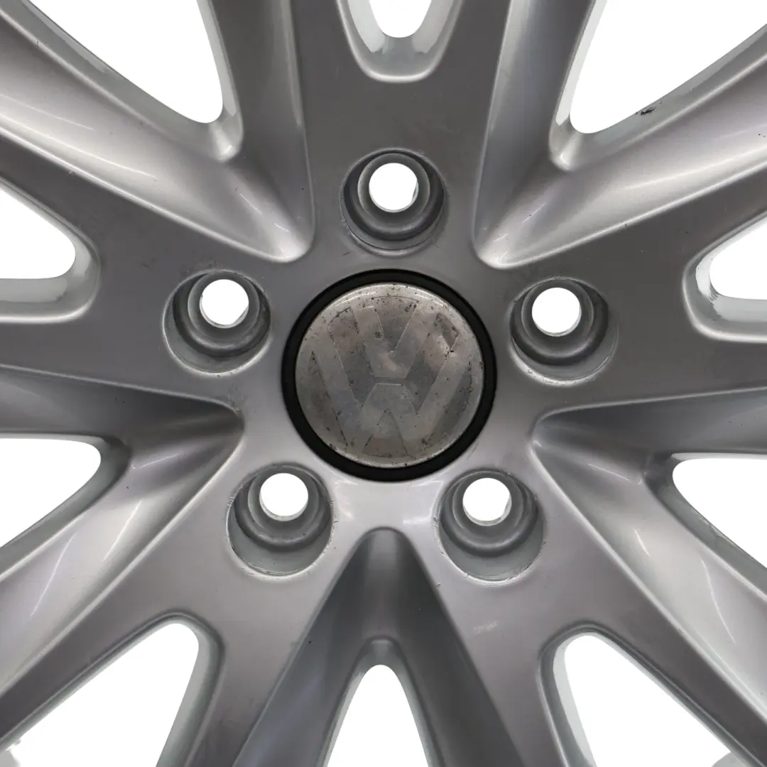 Rim Alloy Silver 17" 7J ET:43 to Volkswagen Tiguan 5N Wheel with Part number 5N0601025M Volkswagen Tiguan 5N Wheel Rim Alloy Silver 17" 7J ET:43 - SKU 5N0601025M-1 - Part number 5N0601025M
