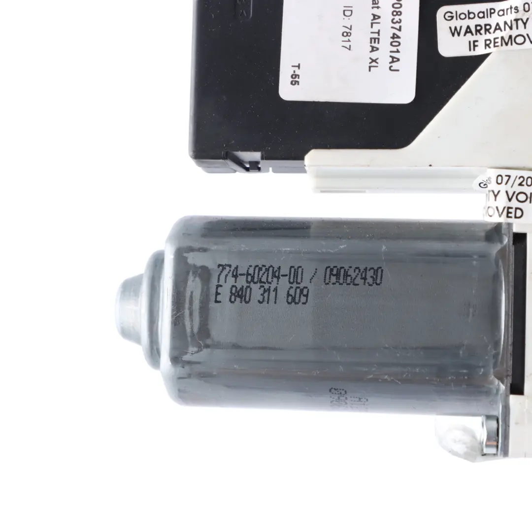 Seat Altea XL Window Lifter Door Regulator Front Left N/S 3C8959702 - SKU RHD-5P0837401AJ - Part number 5P0837401AJ