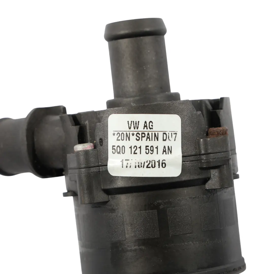 Audi Q3 8U Auxiliary Water Pump Electric Coolant Unit Valve - SKU 5Q0121591AN - Part number 5Q0121591AN