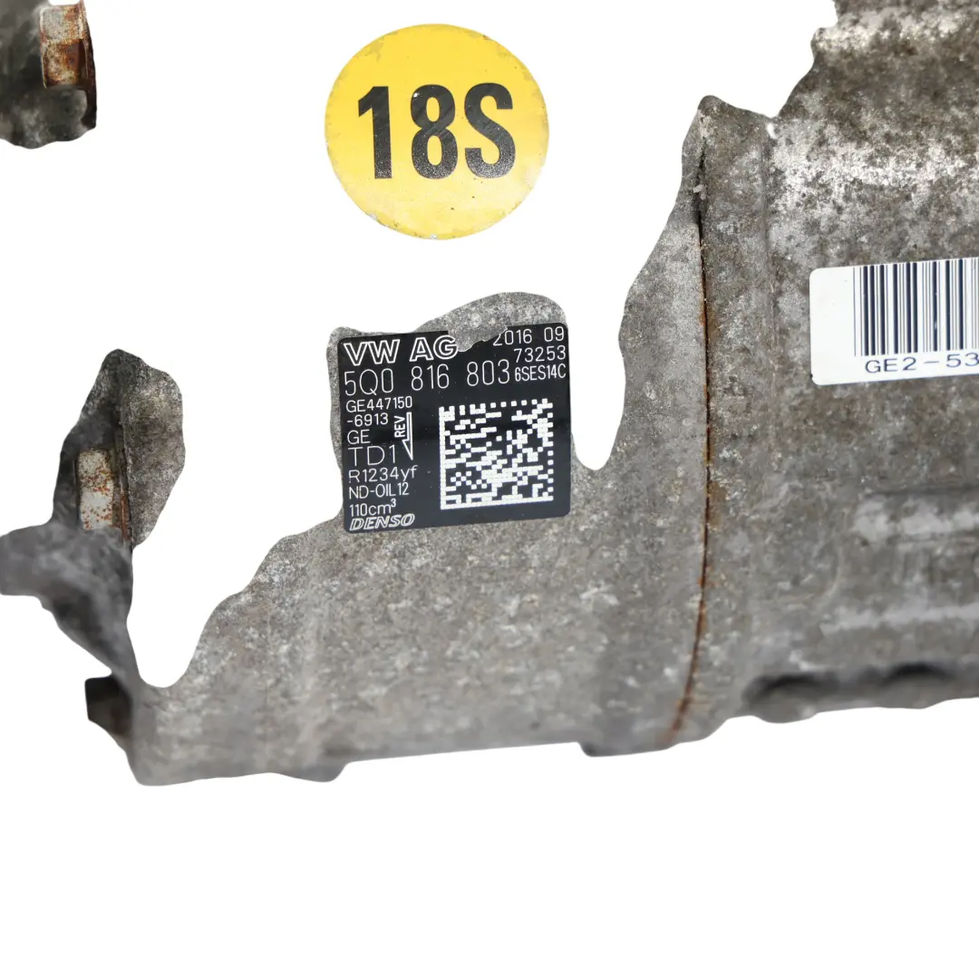 Conditioning Compressor A/C Pump to Audi A1 8X Volkswagen Golf Mk7 Air with Part number 5Q0816803 Audi A1 8X Volkswagen Golf Mk7 Air Conditioning Compressor A/C Pump - SKU 5Q0816803 - Part number 5Q0816803