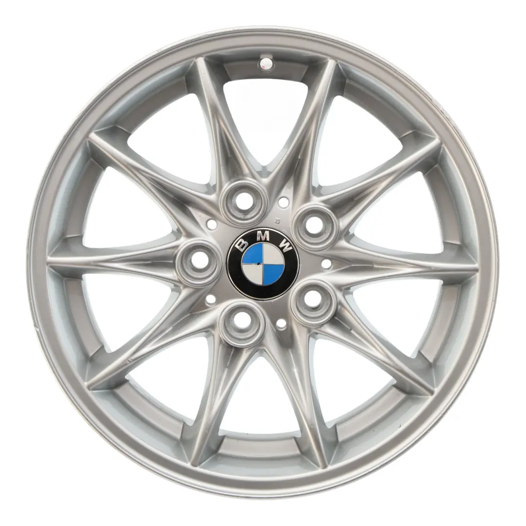Alloy Wheel Rim 16" Star Spoke 104 ET:47 7J to BMW Z4 E85 with Part number 6758189 BMW Z4 E85 Alloy Wheel Rim 16" Star Spoke 104 ET:47 7J - SKU 6758189-2 - Part number 6758189