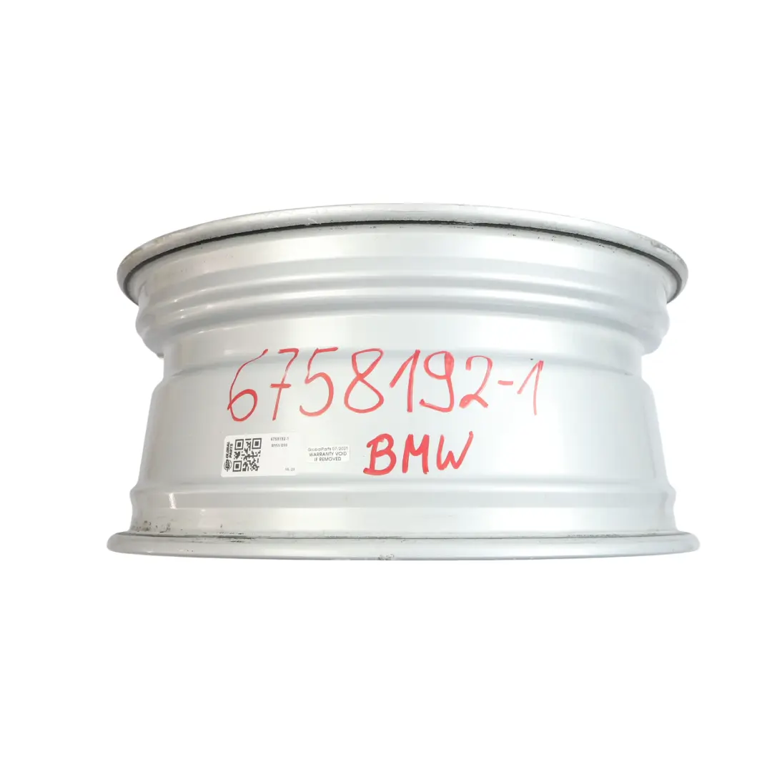 BMW Z4 E85 Wheel Rim Front Silver Alloy 18" Ellipsoid Styling 107 8J ET:47 - SKU 6758192-1 - Part number 6758192