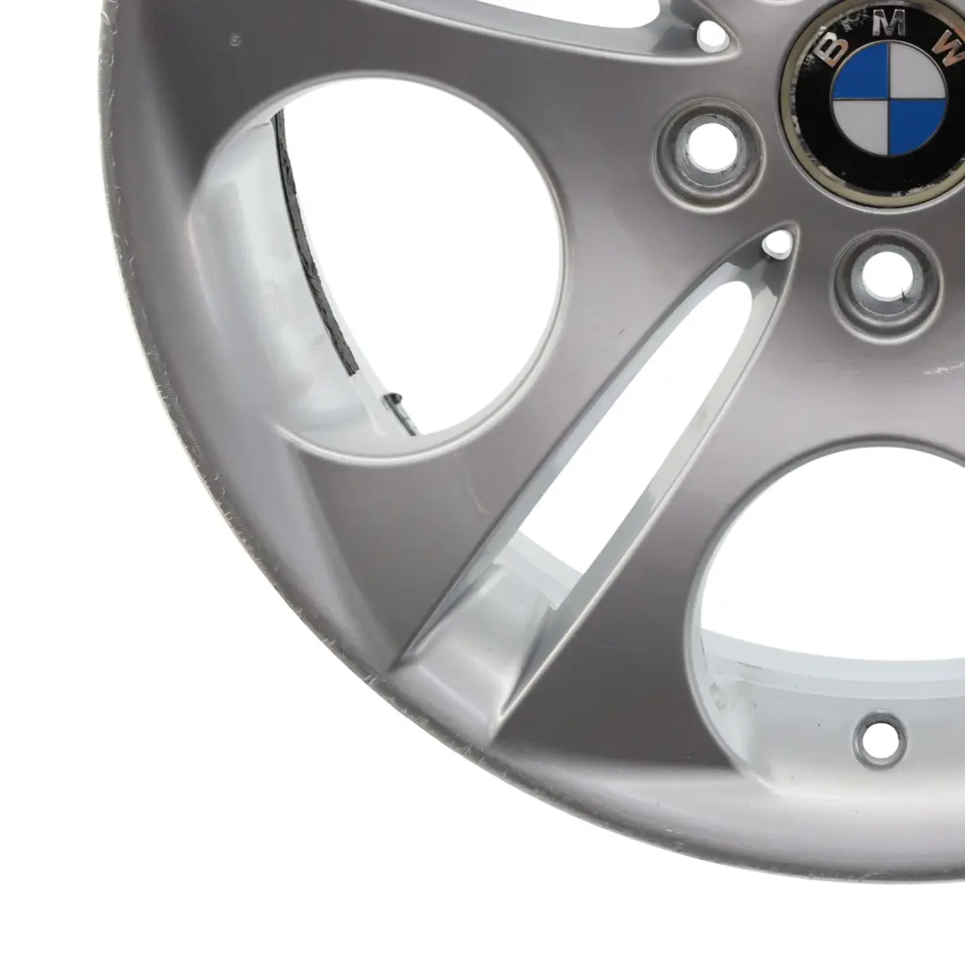BMW Z4 E85 Wheel Rim Front Silver Alloy 18" Ellipsoid Styling 107 8J ET:47 - SKU 6758192-1 - Part number 6758192