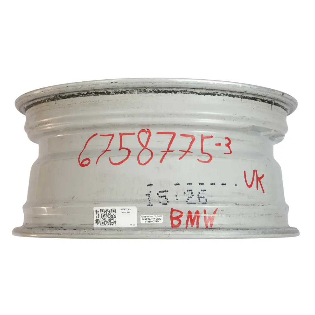 Alloy Wheel Rim 17" Double Spoke 116 7,5J ET:20 to BMW E60 E61 with Part number 6758775 BMW E60 E61 Alloy Wheel Rim 17" Double Spoke 116 7,5J ET:20 - SKU 6758775-3 - Part number 6758775