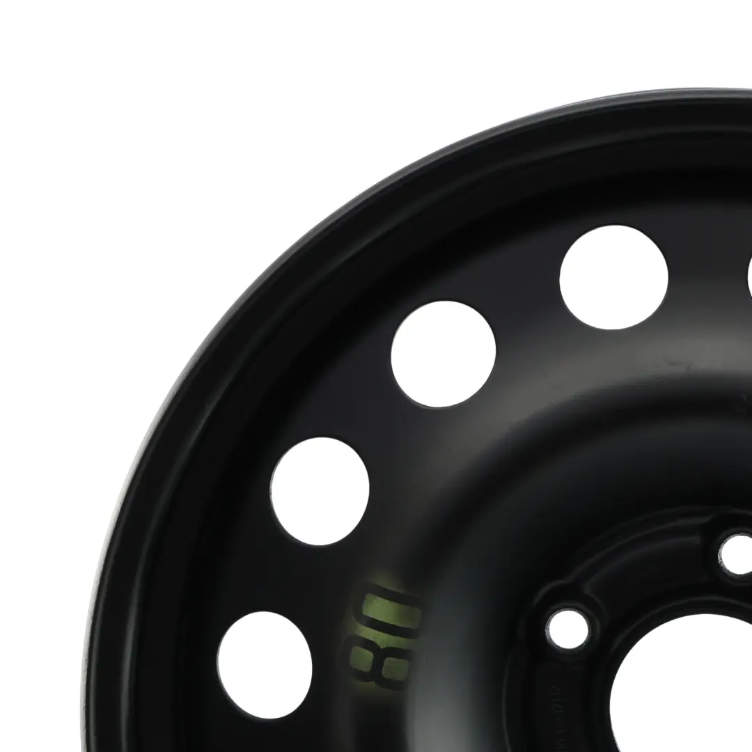 BMW E60 E61 X3 E83 Roue de secours compacte acier noir R17 4BX17 17 - SKU 6758778-3 - Numéro de pièce 6758778