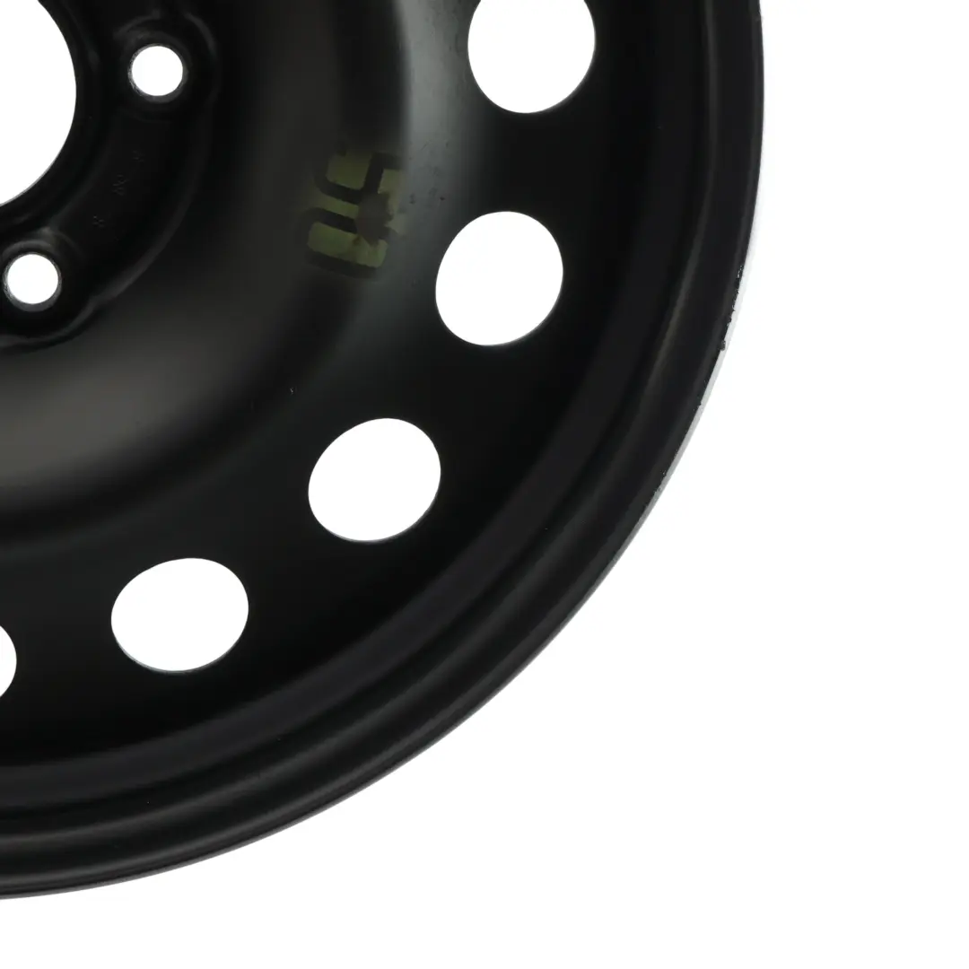 Notrad Stahl Felge Schwarz 17" R17 4BX17 ET:18 für BMW E60 E61 X3 E83 mit Teilenummer 6758778 BMW E60 E61 X3 E83 Notrad Stahl Felge Schwarz 17" R17 4BX17 ET:18 - SKU 6758778-3 - Teilenummer 6758778