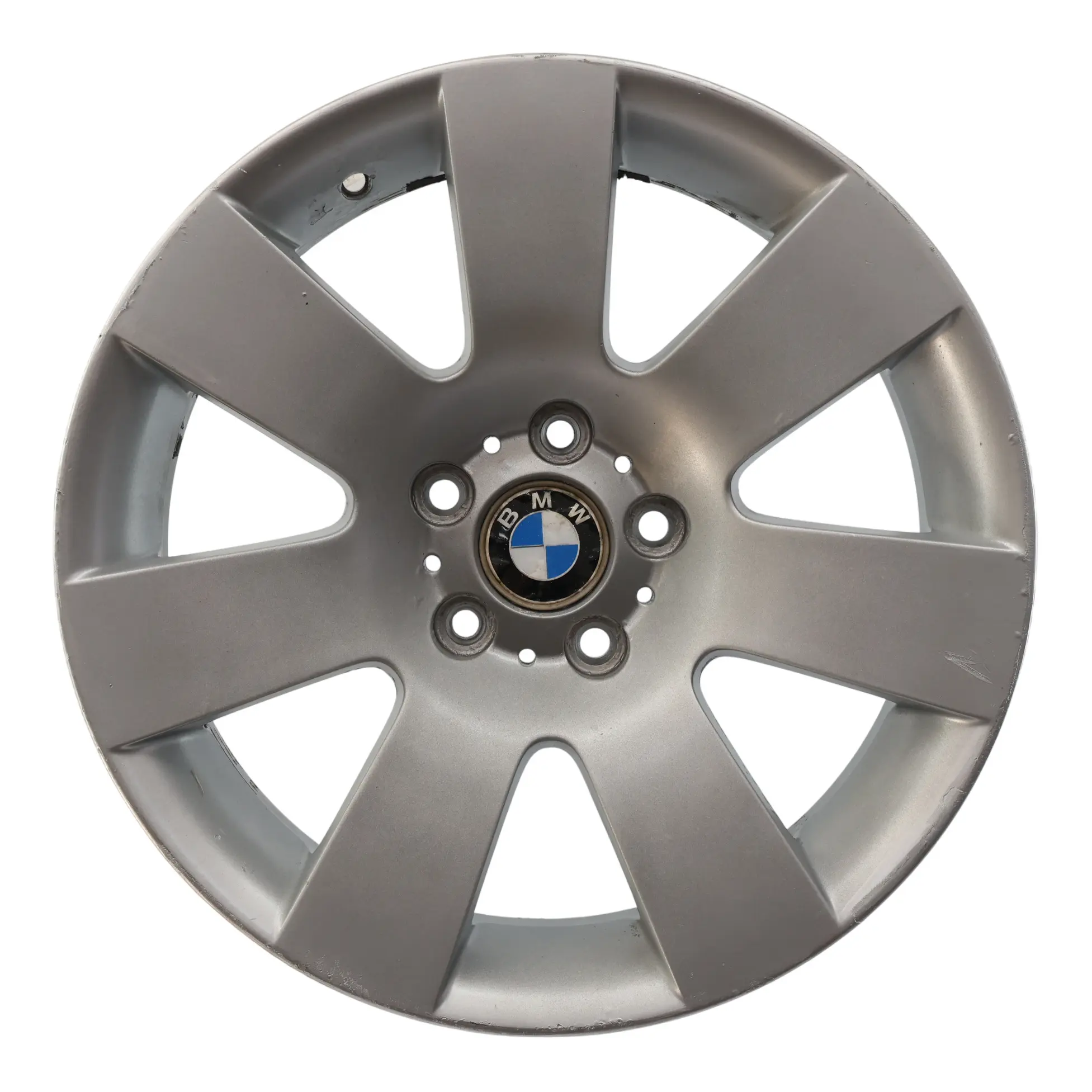 BMW E60 E61 Silver Alloy Wheel Rim 18" Star Spoke 123 8J ET:20 6760616
