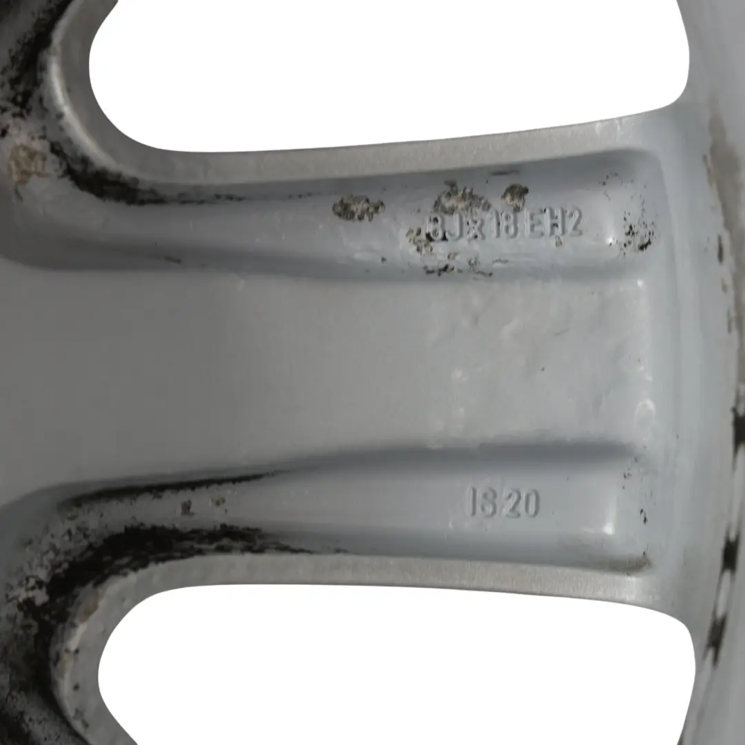 Jante Alliage Argent BMW E60 E61 18" À Rayons Étoilés 123 8J ET:20 - SKU 6760616-2 - Numéro de pièce 6760616