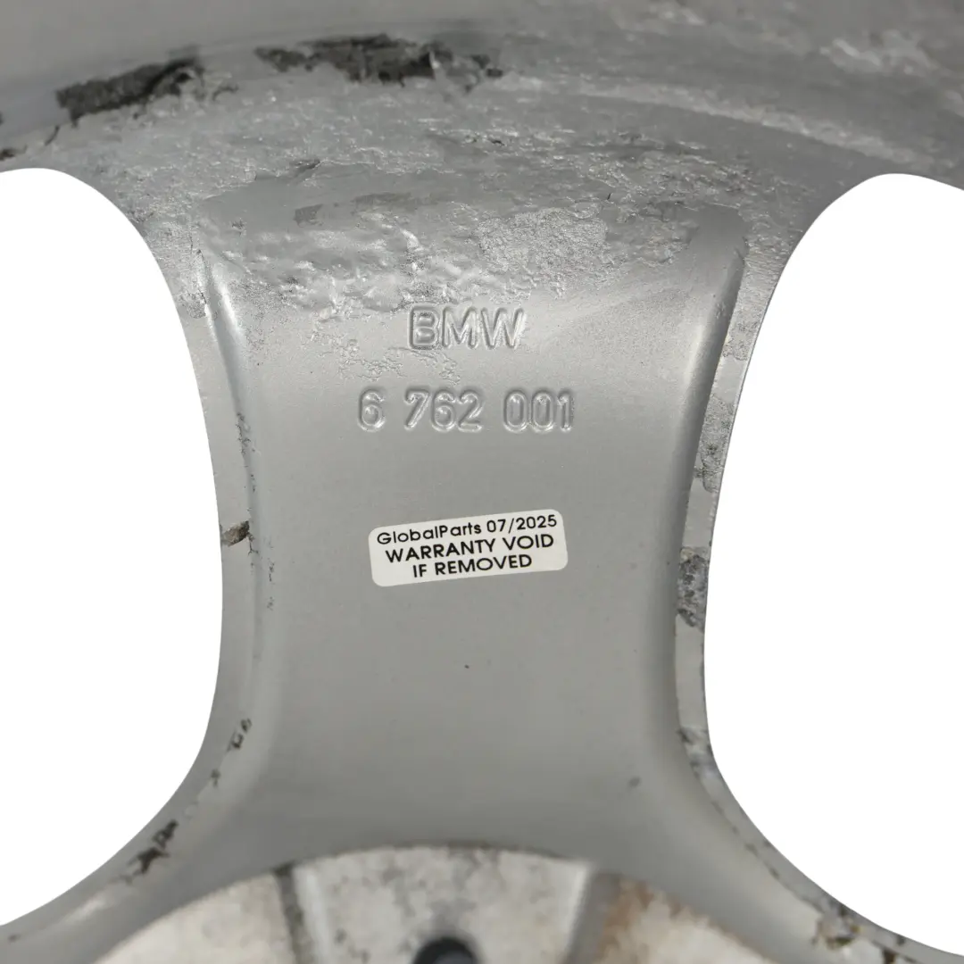 llanta De Aleación De Plata 17" Spider Spoke 138 ET:20 7,5J para BMW E60 E61 con número de pieza 6762001 BMW E60 E61 llanta De Aleación De Plata 17" Spider Spoke 138 ET:20 7,5J - SKU 6762001-1 - Número de pieza 6762001