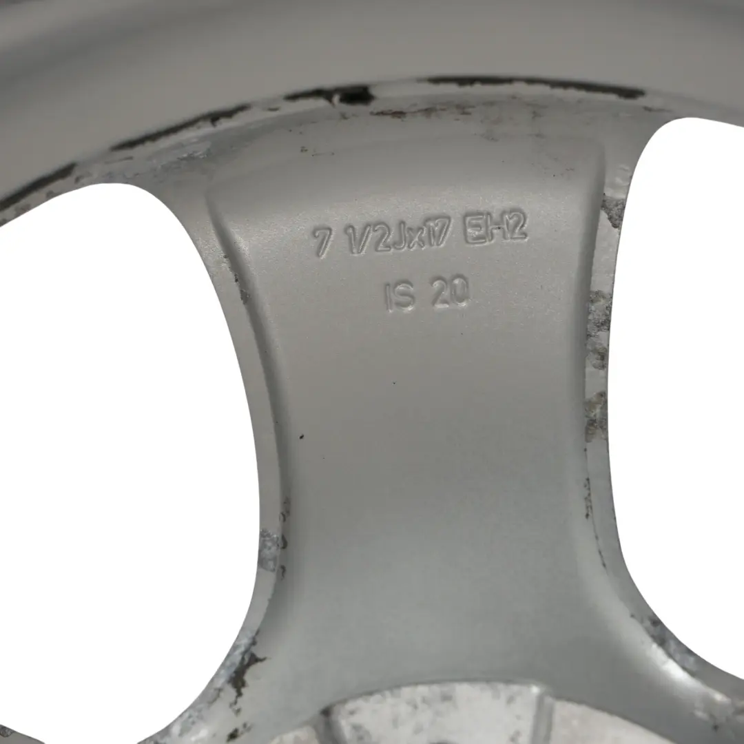 Rim Alloy Silver 17" Spider Spoke 138 ET:20 7,5J to BMW E60 E61 Wheel with Part number 6762001 BMW E60 E61 Wheel Rim Alloy Silver 17" Spider Spoke 138 ET:20 7,5J - SKU 6762001-1 - Part number 6762001